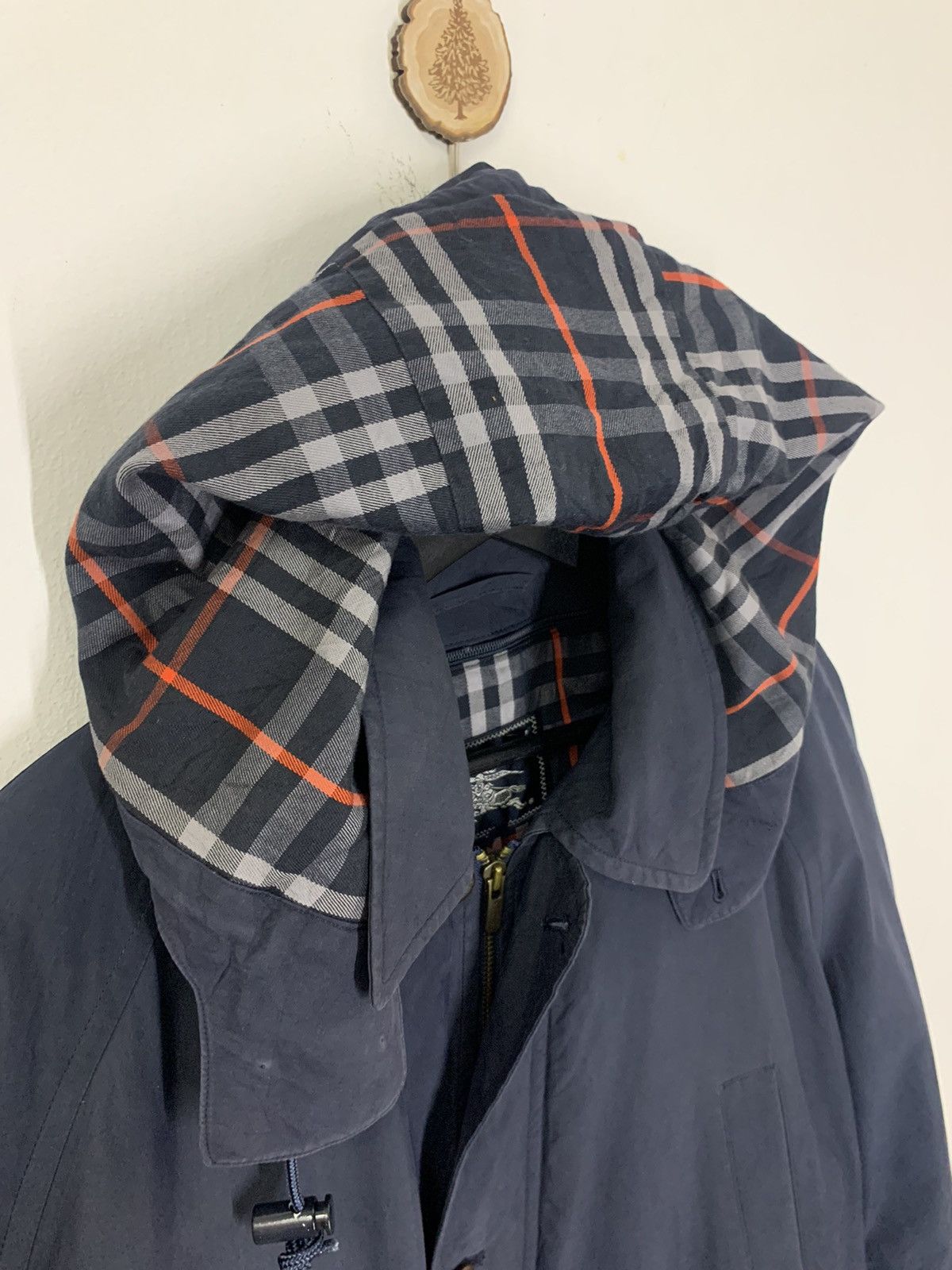 Burberry × Burberry Prorsum Vintage BURBERRY Beat Check Hoodie Parka Size US XL / EU 56 / 4 - 5 Thumbnail