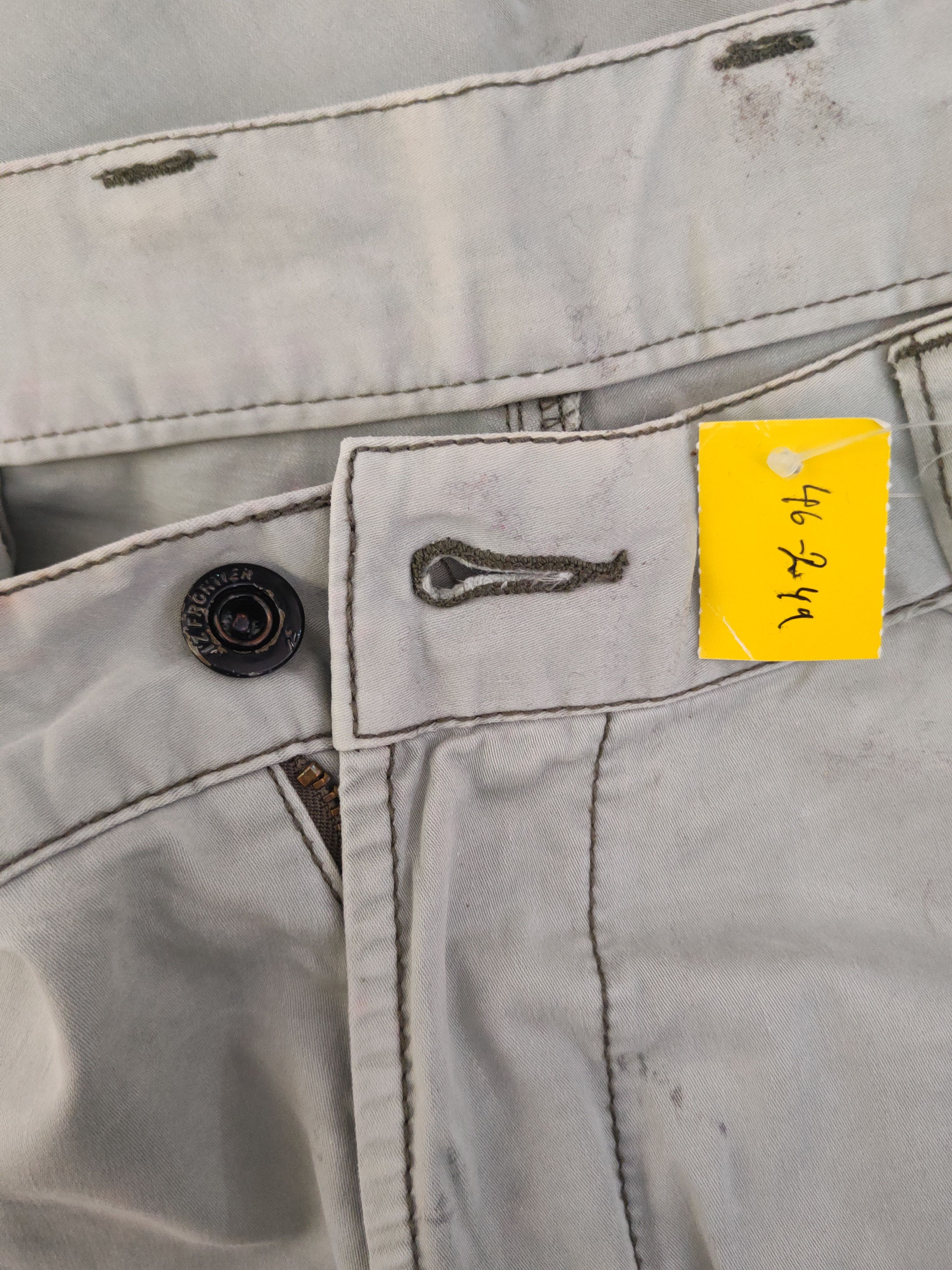 Japanese Brand DL I'z Frontier Soft Green Multipocket Cargo Pants #46-249T Size US 32 / EU 48 - 17 Thumbnail