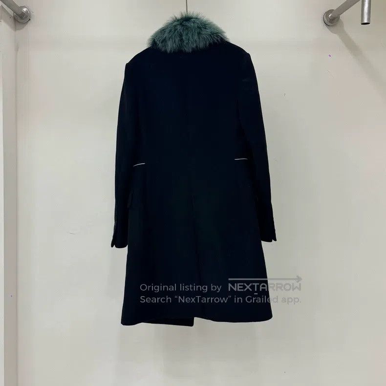 Dior Dior Black fur collar wool down coat Size US S / EU 44-46 / 1 - 2 Thumbnail