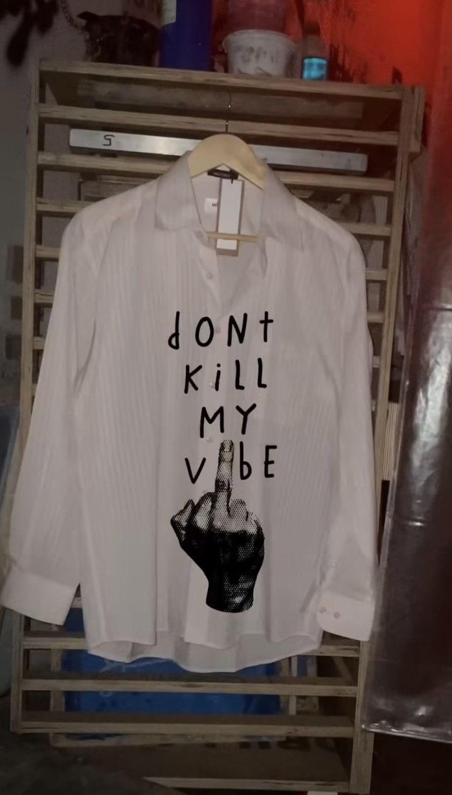 Other “Don’t kill my vibe” Custom printed shirt Size US M / EU 48-50 / 2 - 1 Thumbnail