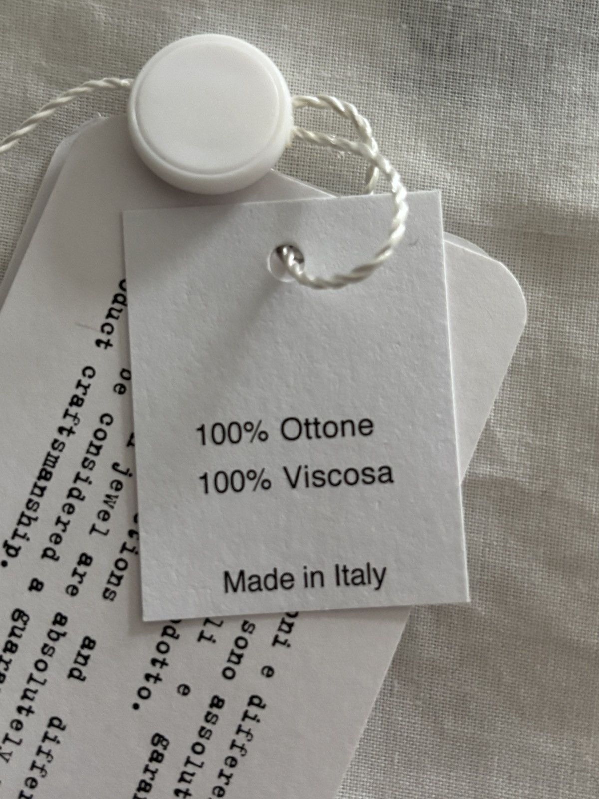 Maison Margiela MM6 Black Fabric Earrings Size ONE SIZE - 5 Thumbnail
