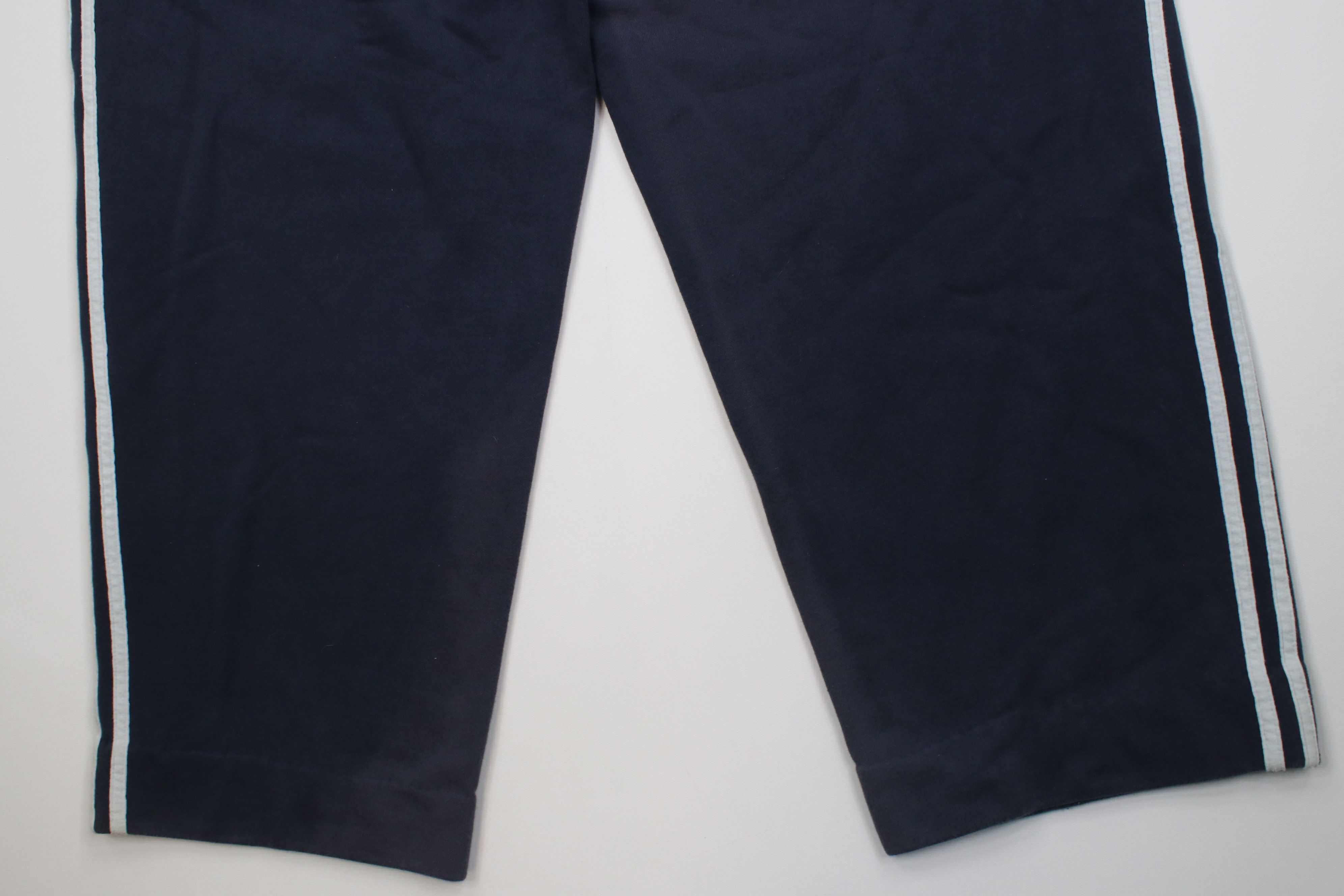 Adidas Vintage Y2K Adidas Heavyweight Wide Leg Sweatpants Blue Size US 40 / EU 56 - 13 Thumbnail