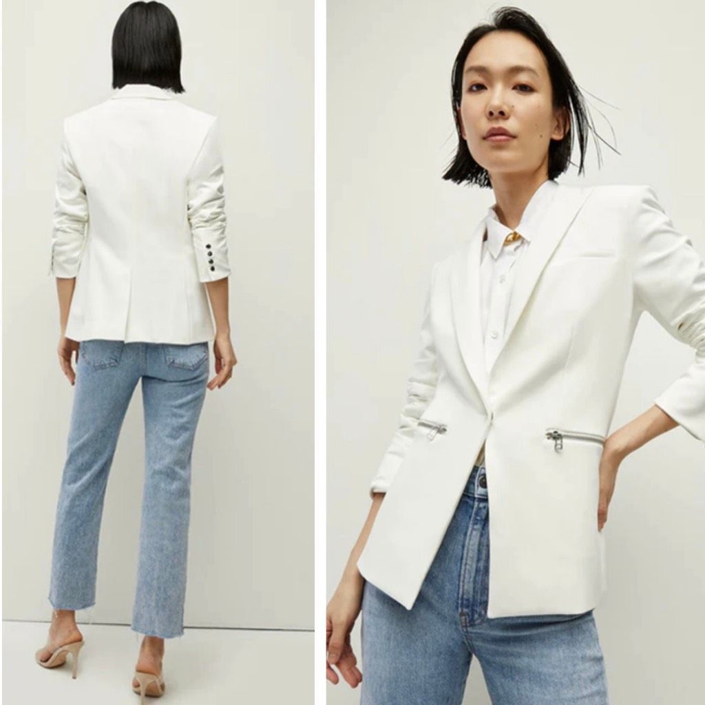 Veronica Beard Veronica Beard Blazer Schoolboy Scuba Dickey Blazer Jacket W Size M / US 6-8 / IT 42-44 - 8 Thumbnail