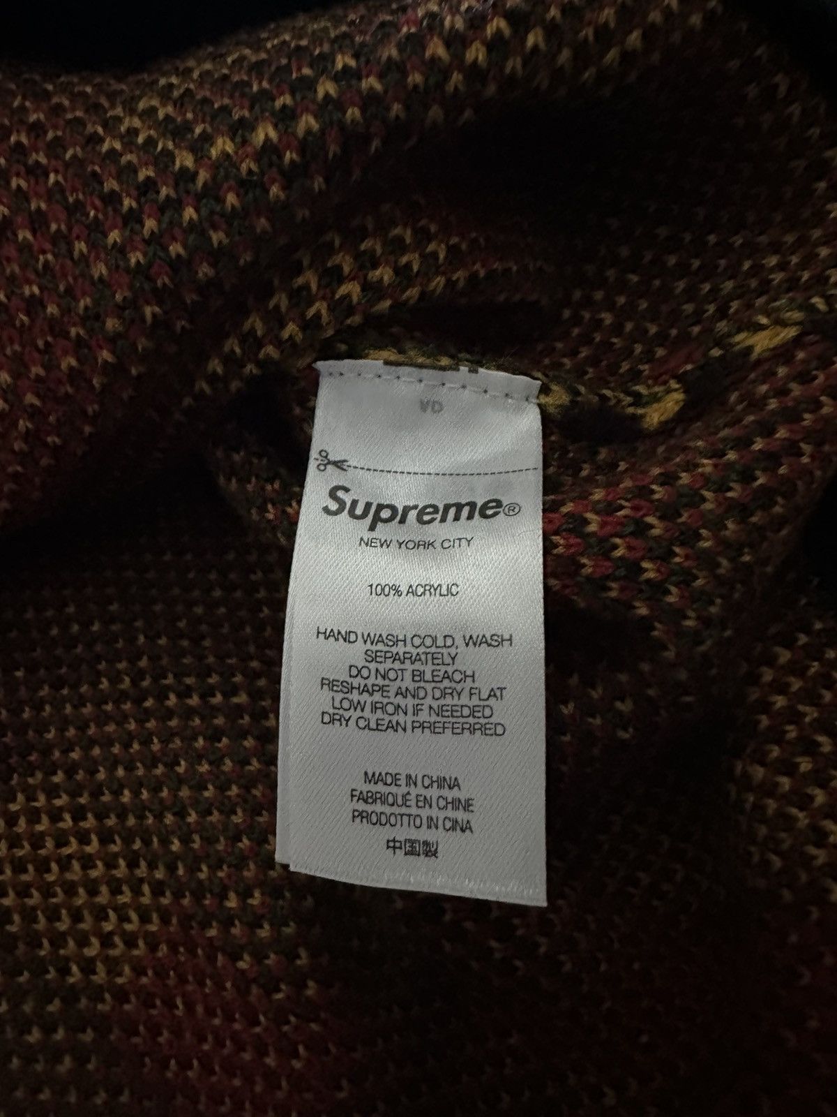 Supreme Supreme Scarf Sweater Black Size US M / EU 48-50 / 2 - 4 Thumbnail