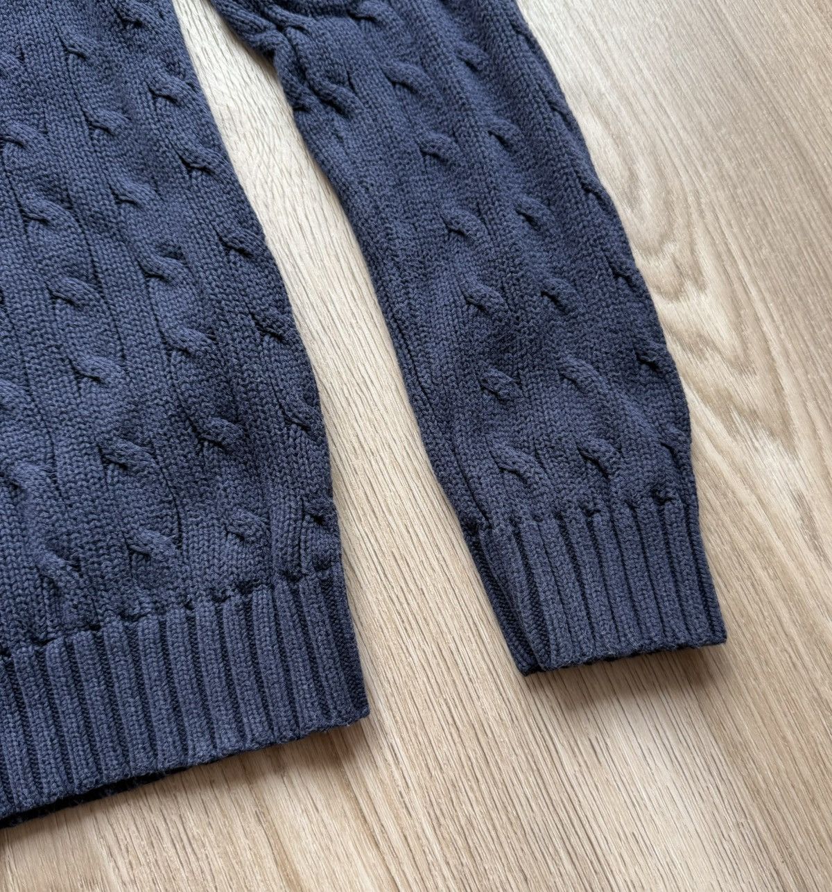 Ralph Lauren Vintage Polo Ralph Lauren Knit Cable Cotton Sweater Size L / US 10 / IT 46 - 4 Thumbnail