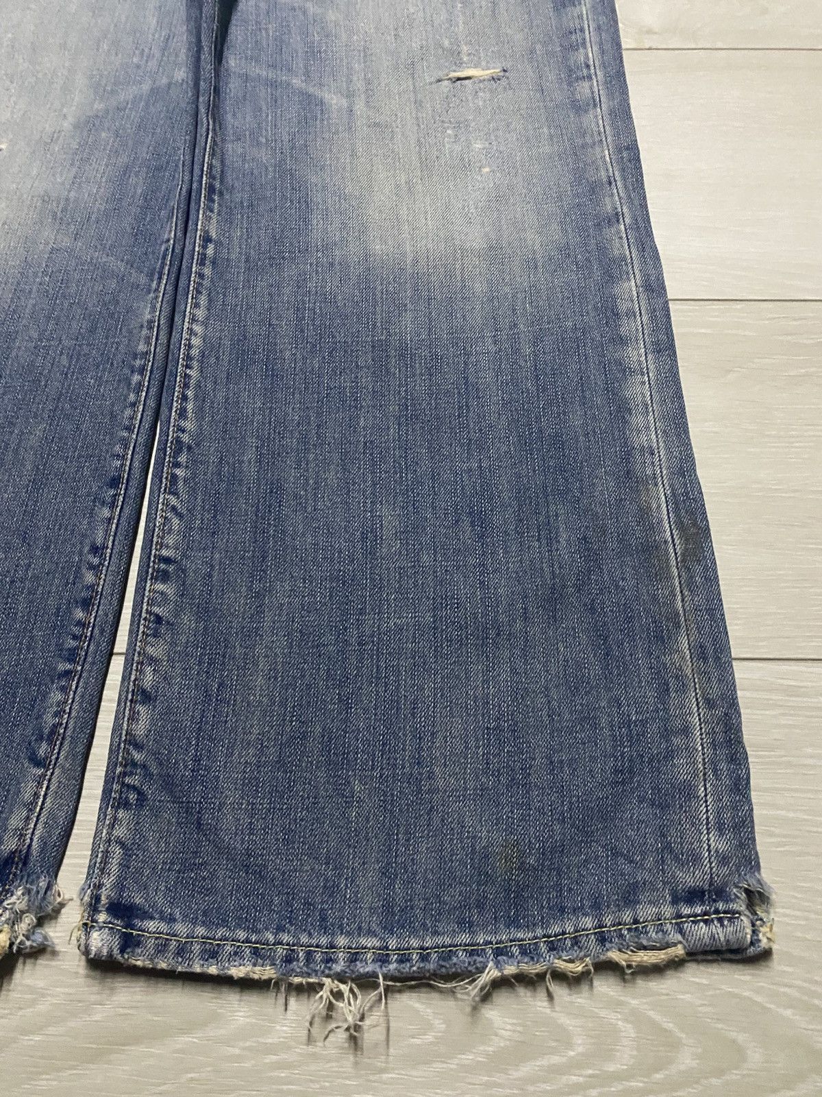 Abercrombie & Fitch Vintage Ambercrombie & Fitch 00257 Baggy Wide Leg Jeans Size US 35 - 8 Thumbnail