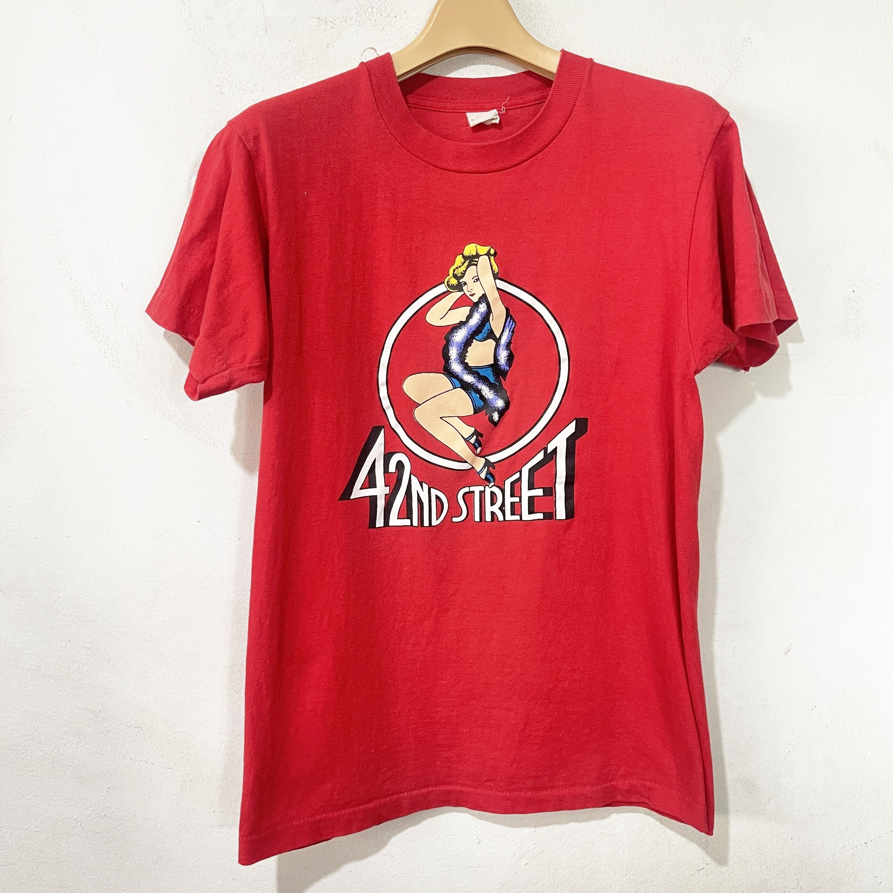 Vintage Vintage 80s 42nd Street T-Shirt Size US XS / EU 42 / 0 - 1 Thumbnail