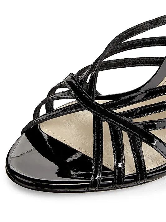 Alexandre Birman os11x1225 Fran 85MM Strappy Leather Sandals in Black Size US 11 / IT 41 - 6 Thumbnail