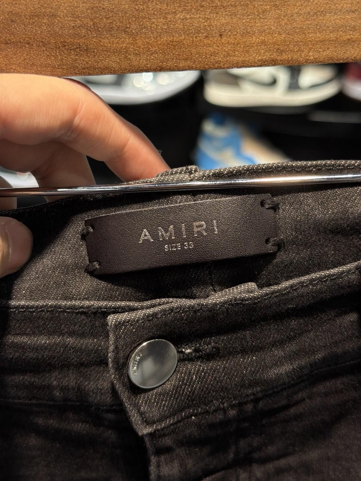 Amiri Size 33 - Amiri Black Pants Jeans 100% Authentic Size US 33 - 9 Thumbnail