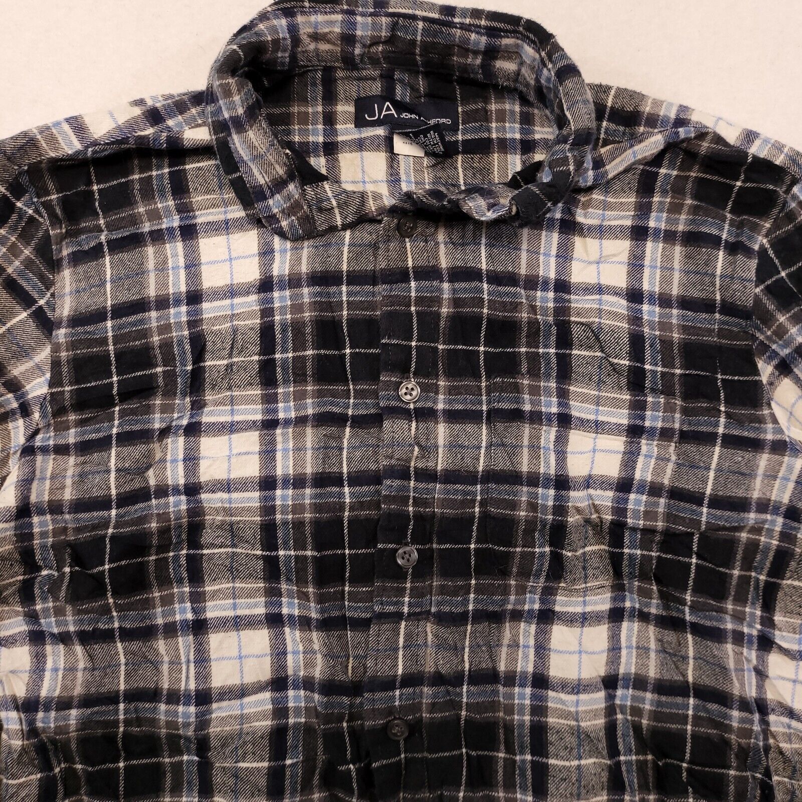 John Ashford John Ashford Tartan Flannel Shirt Mens Size Small S Black Size US S / EU 44-46 / 1 - 1 Thumbnail