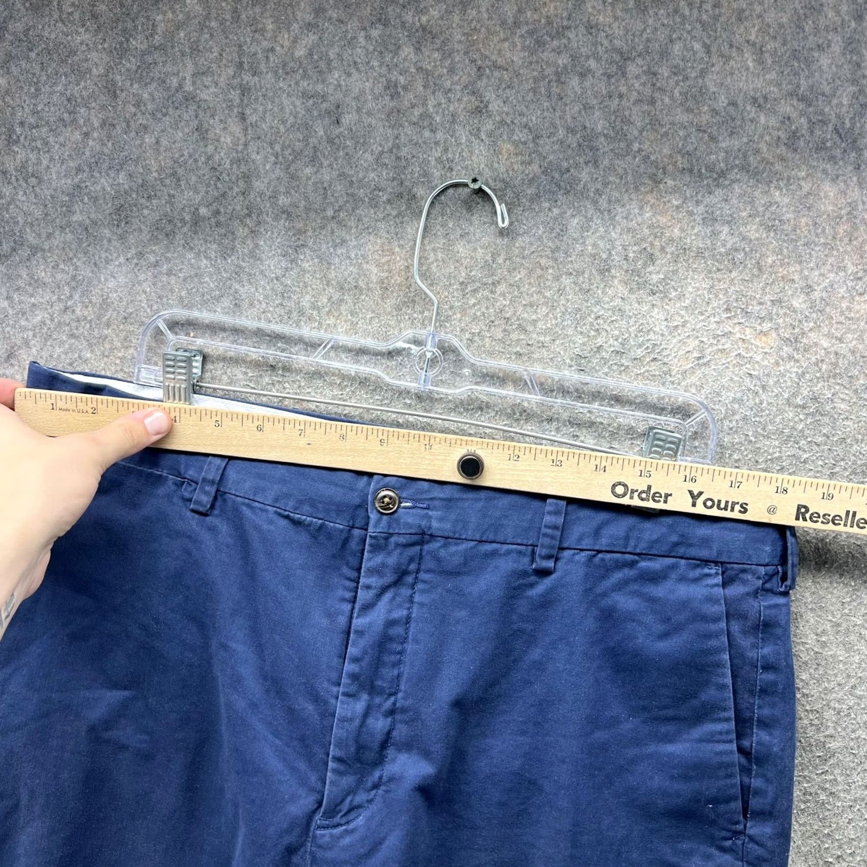 Polo Ralph Lauren Polo Ralph Lauren Shorts Mens 36 Blue Stretch Classic Fit Chino Casual Size US M / EU 48-50 / 2 - 6 Thumbnail