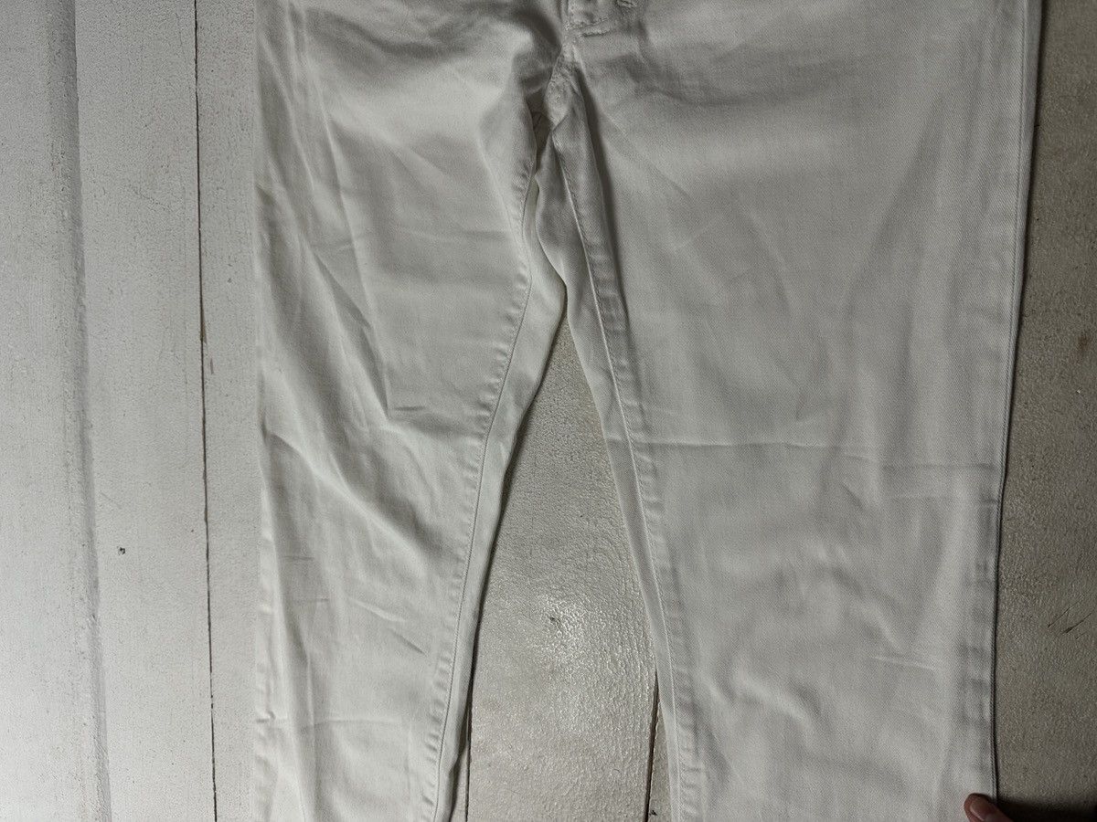 Dsquared2 🚨PUNK DSQUARED2 OPIUM SKINNY white WOMENS JEANS Y2k BIKER Size 30" / US 8 / IT 44 - 3 Thumbnail