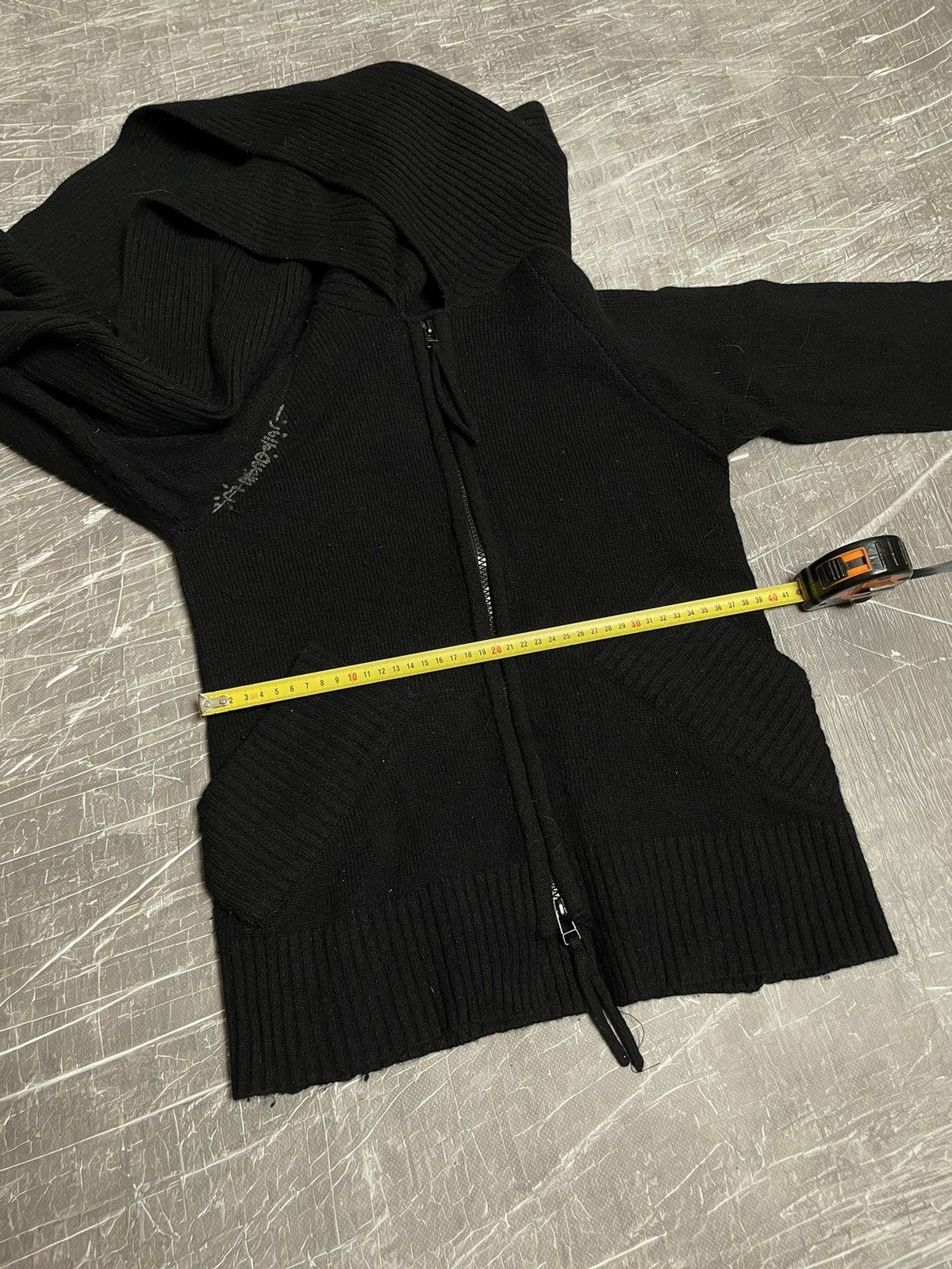 Japanese Brand Y2K Million Dollar Vintage Knit Zip Sweater Scarf Hoodie Size US S / EU 44-46 / 1 - 19 Thumbnail