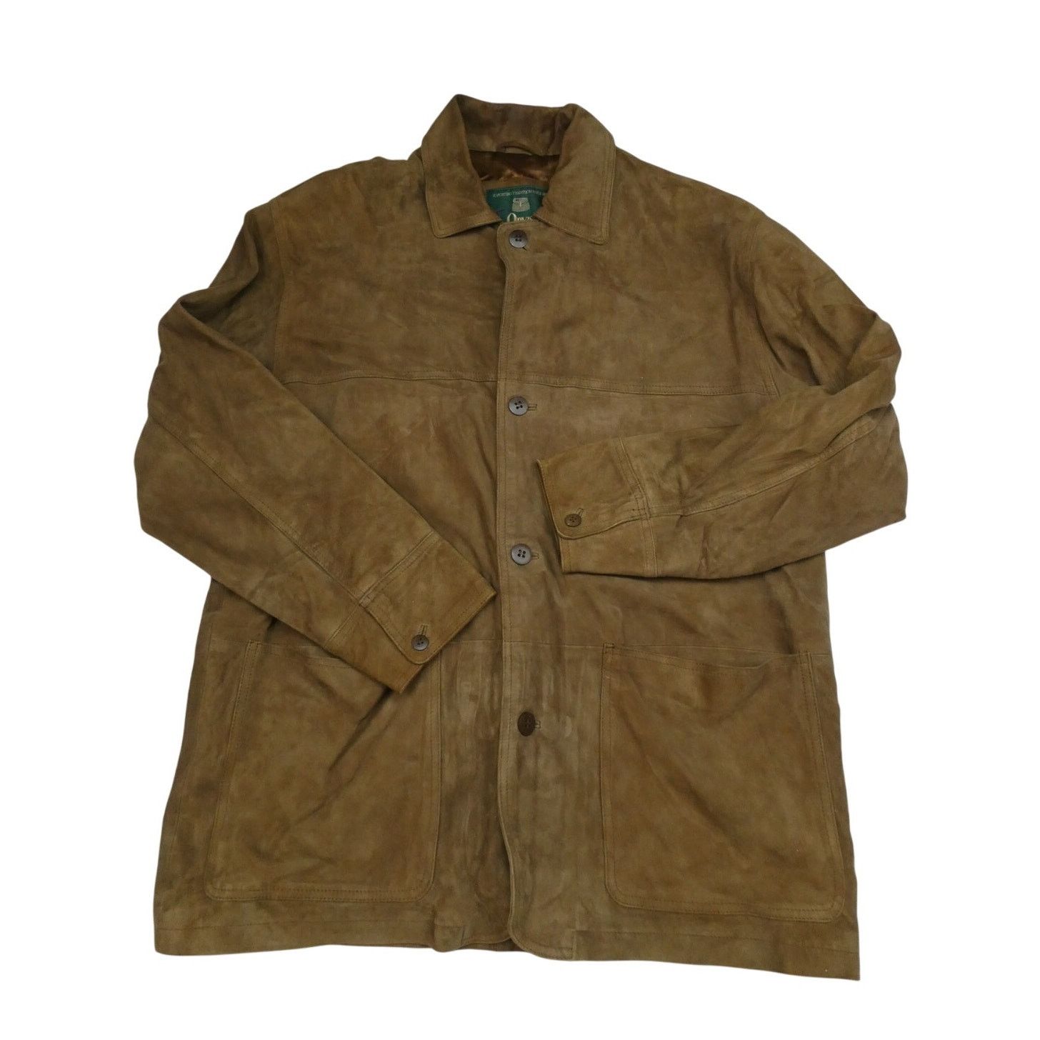 Orvis Orvis 100% leather button front leather suede jacket, Large Size US L / EU 52-54 / 3 - 1 Thumbnail