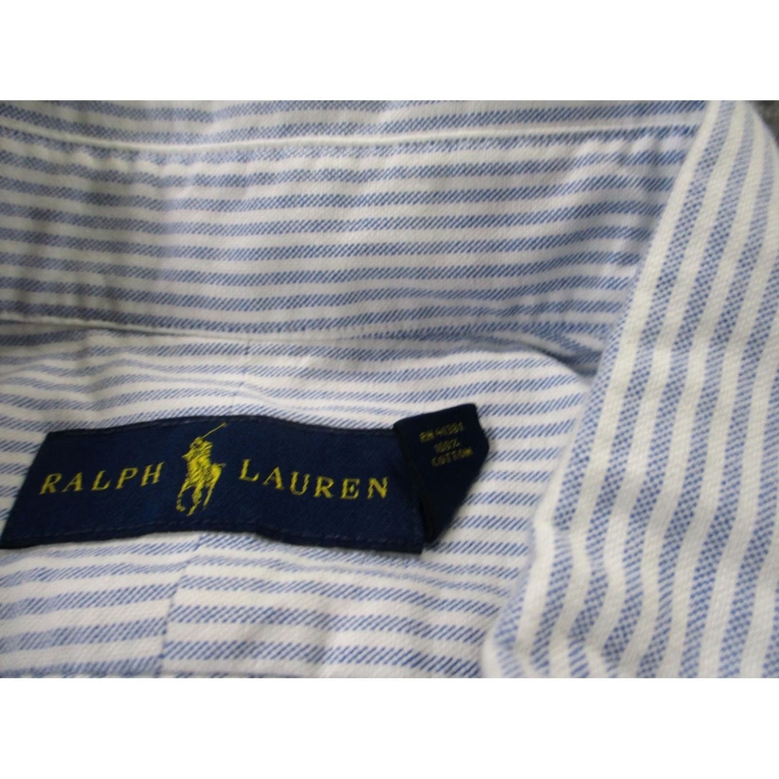 Polo Ralph Lauren Polo Ralph Lauren Shirt Men 3XLT Striped Classic Pony Logo Golf Business Preppy Size US XXL / EU 58 / 5 - 7 Thumbnail