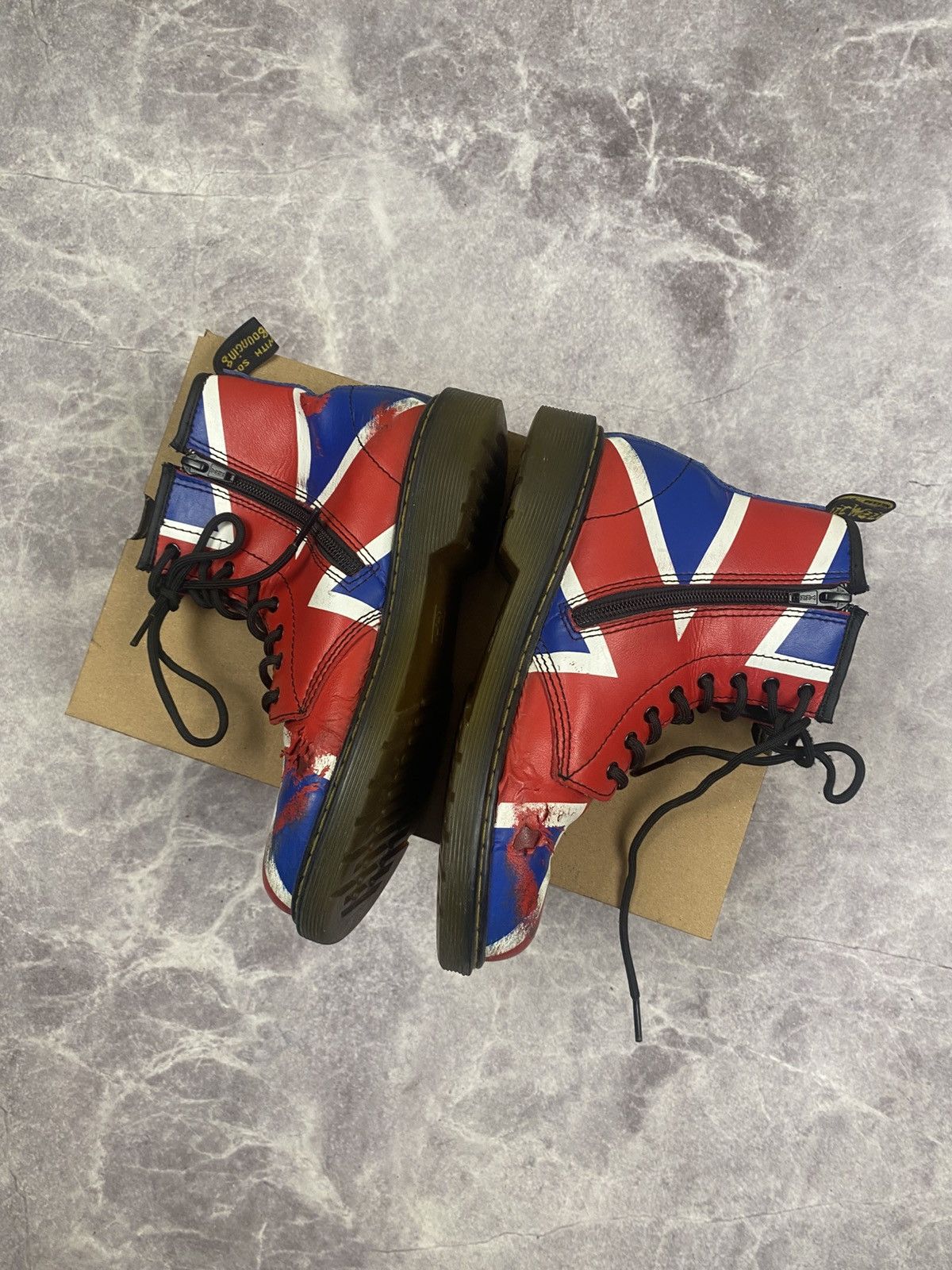 Dr. Martens Dr.Martens British Flag Rare Boots Y2K Size US 6 / IT 36 - 10 Thumbnail