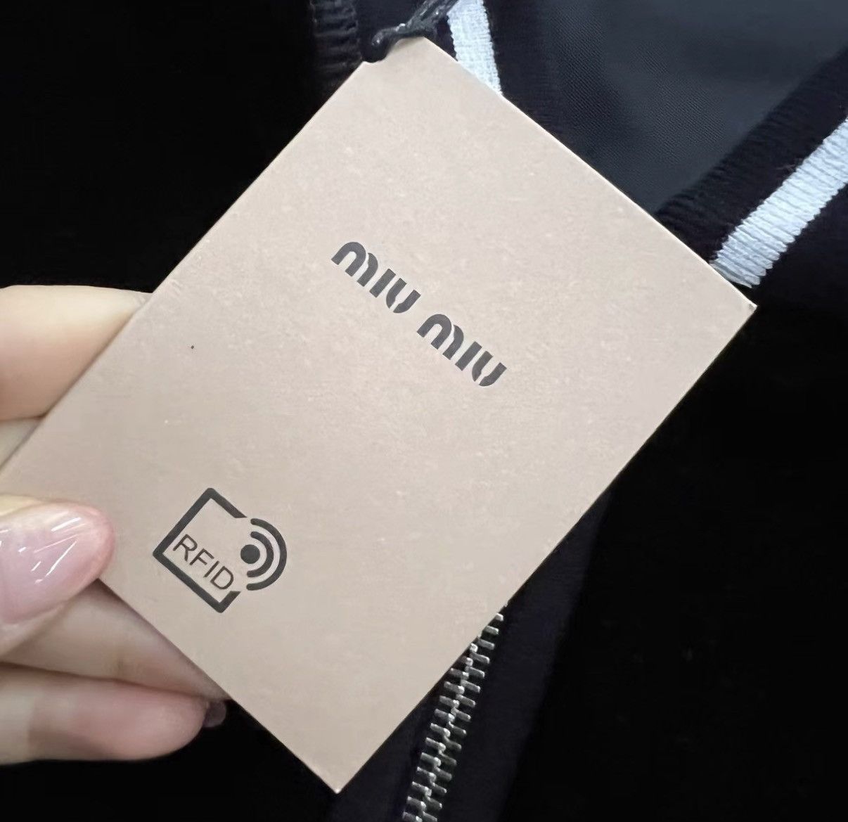 Miu Miu Miu Miu Black Velvet Mini Logo Dress J41 Size XS / US 0-2 / IT 36-38 - 4 Thumbnail