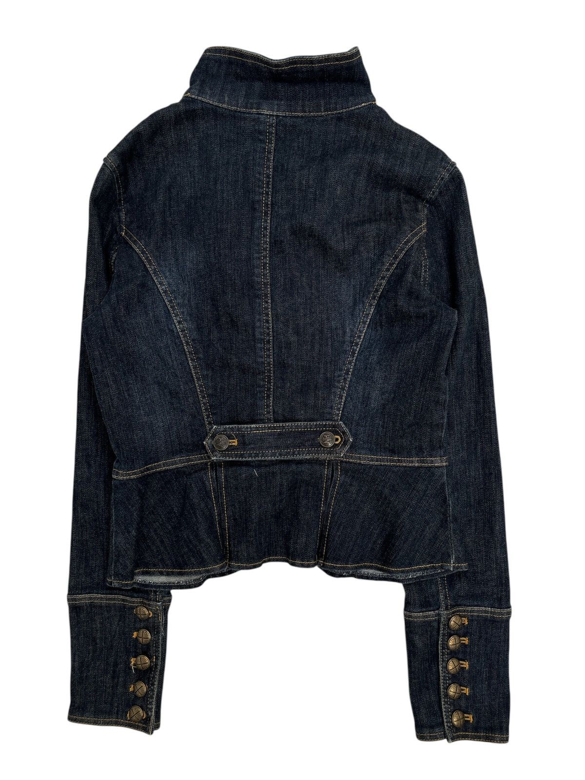 PPFM Crop Napoleon Denim Jacket Size US S / EU 44-46 / 1 - 2 Thumbnail