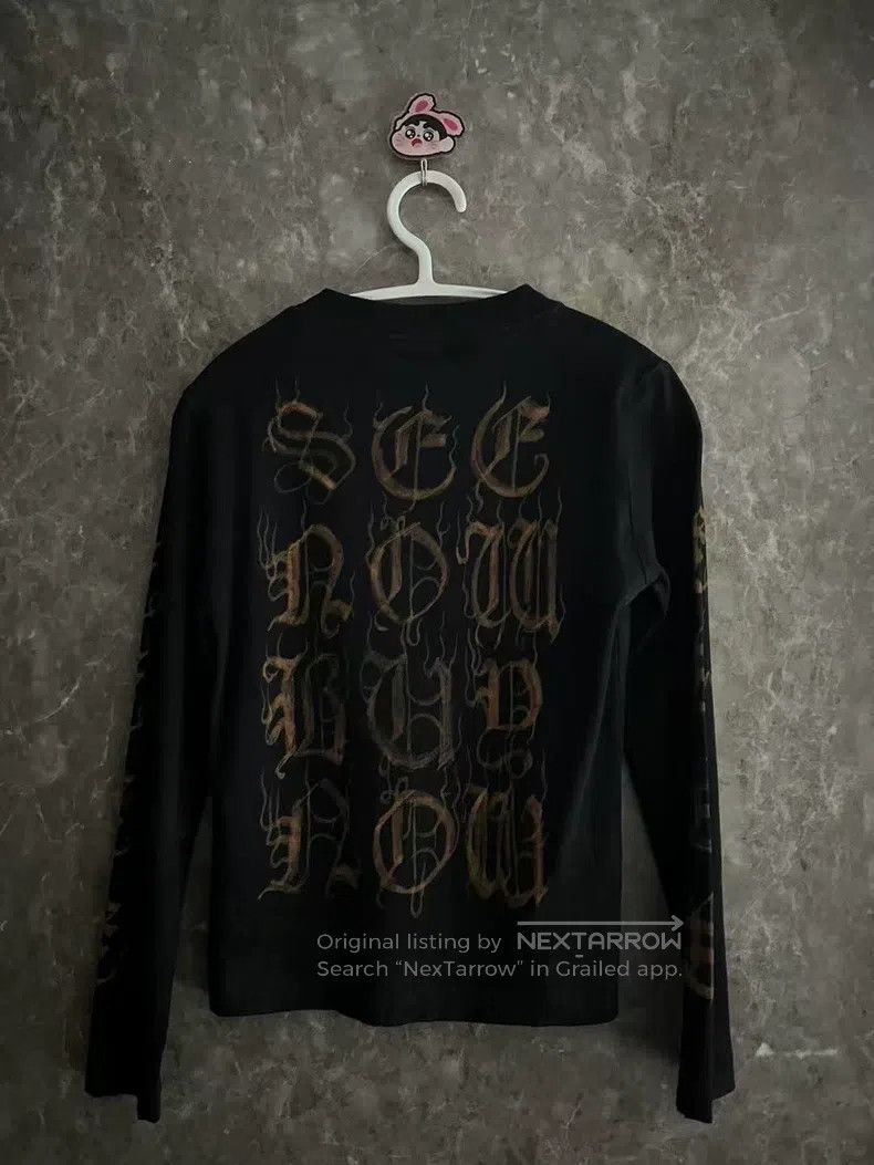 Balenciaga Balenciaga Sanskrit mud-dye long-sleeved T-shirt, size M Size US M / EU 48-50 / 2 - 2 Thumbnail