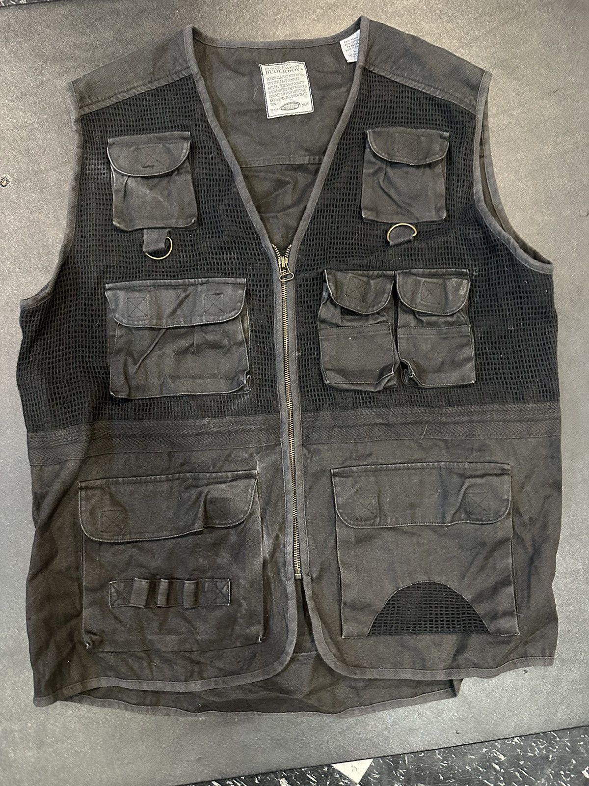 Bugle Boy × Vintage Bugle Boy Tactical Fishermans Vest Size US L / EU 52-54 / 3 - 1 Thumbnail