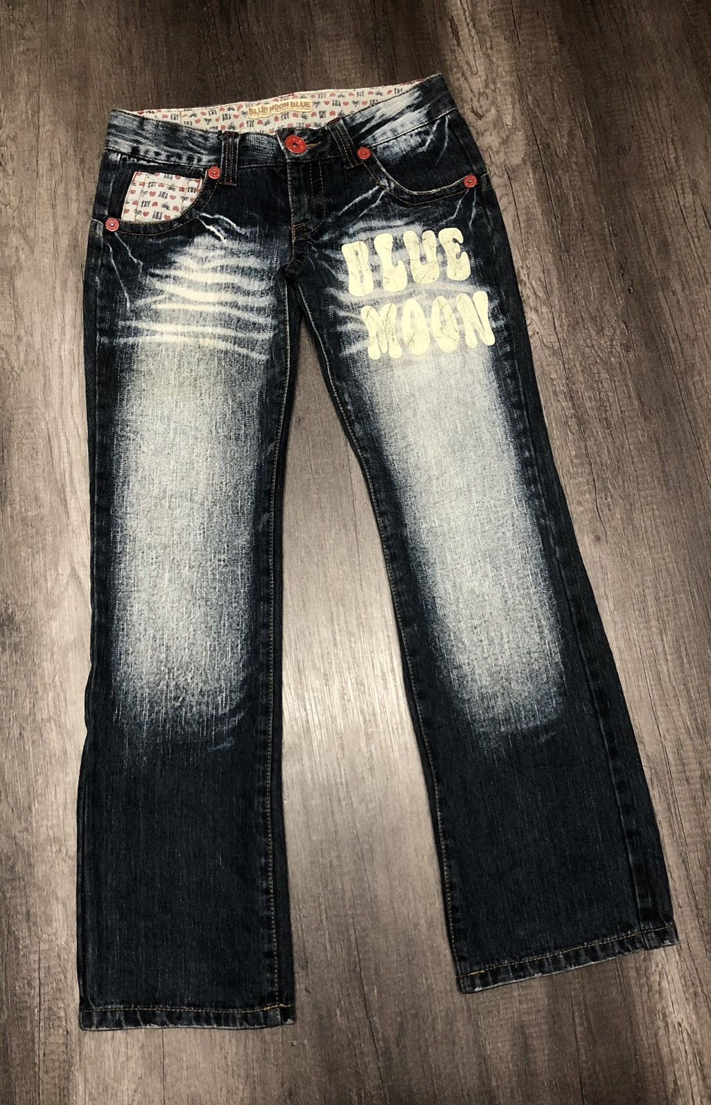Blue Blue Japan × Japanese Brand × Vintage VINTAGE BLUE MOON BLUE SURF JEANS UNISEX DESIGN Size US 31 - 5 Thumbnail