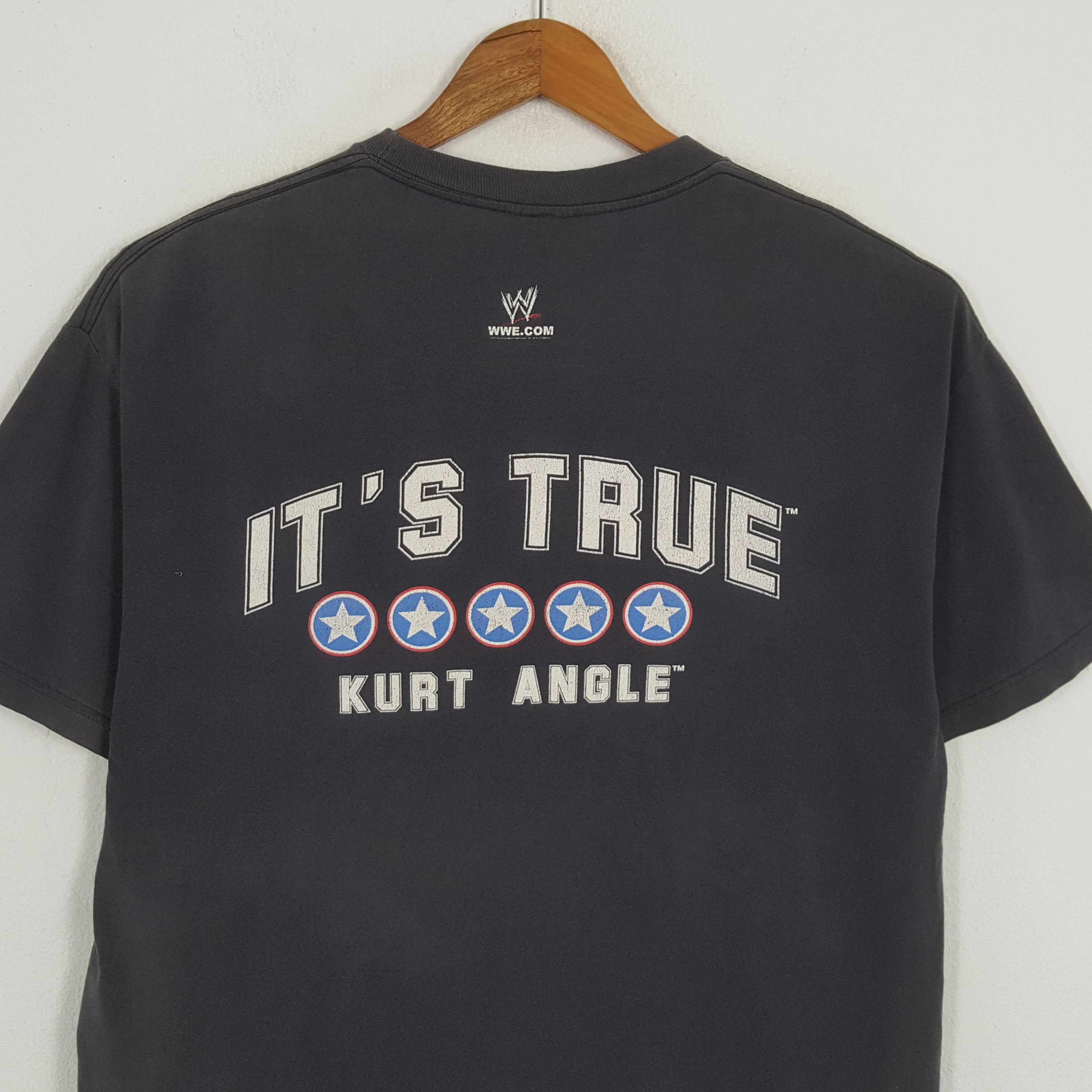 Vintage × WWE Vintage WWE KURT ANGLE American Wrestling Champion T-Shirts Size US XL / EU 56 / 4 - 4 Thumbnail