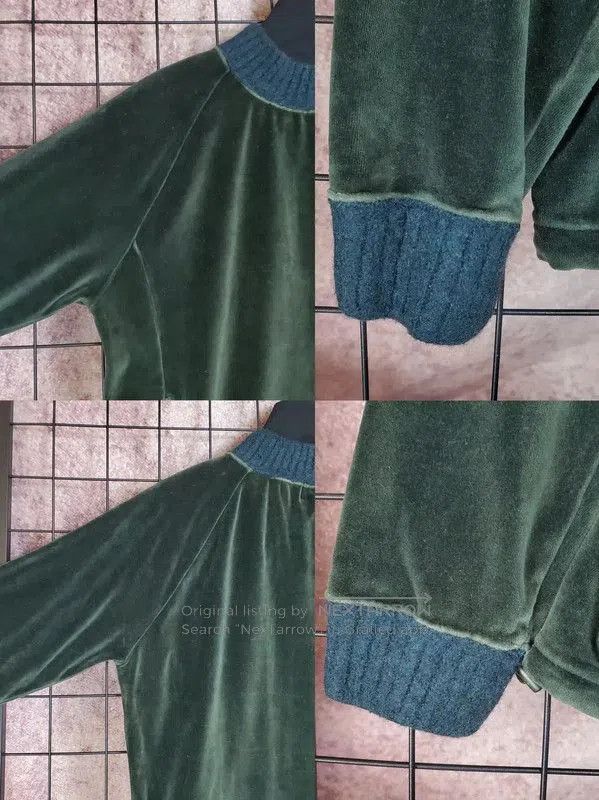 Burberry Burberry Green Embroidered Cotton Blend Sweatshirt. Size L / US 10 / IT 46 - 6 Thumbnail