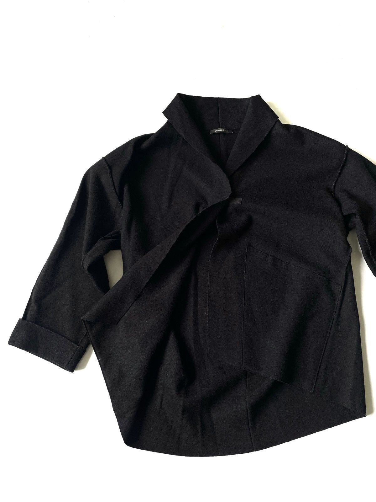 Annette Gortz Annette Görtz Women's Heavyweight Wool Black Cardigan 36/S Size S / US 4 / IT 40 - 7 Thumbnail