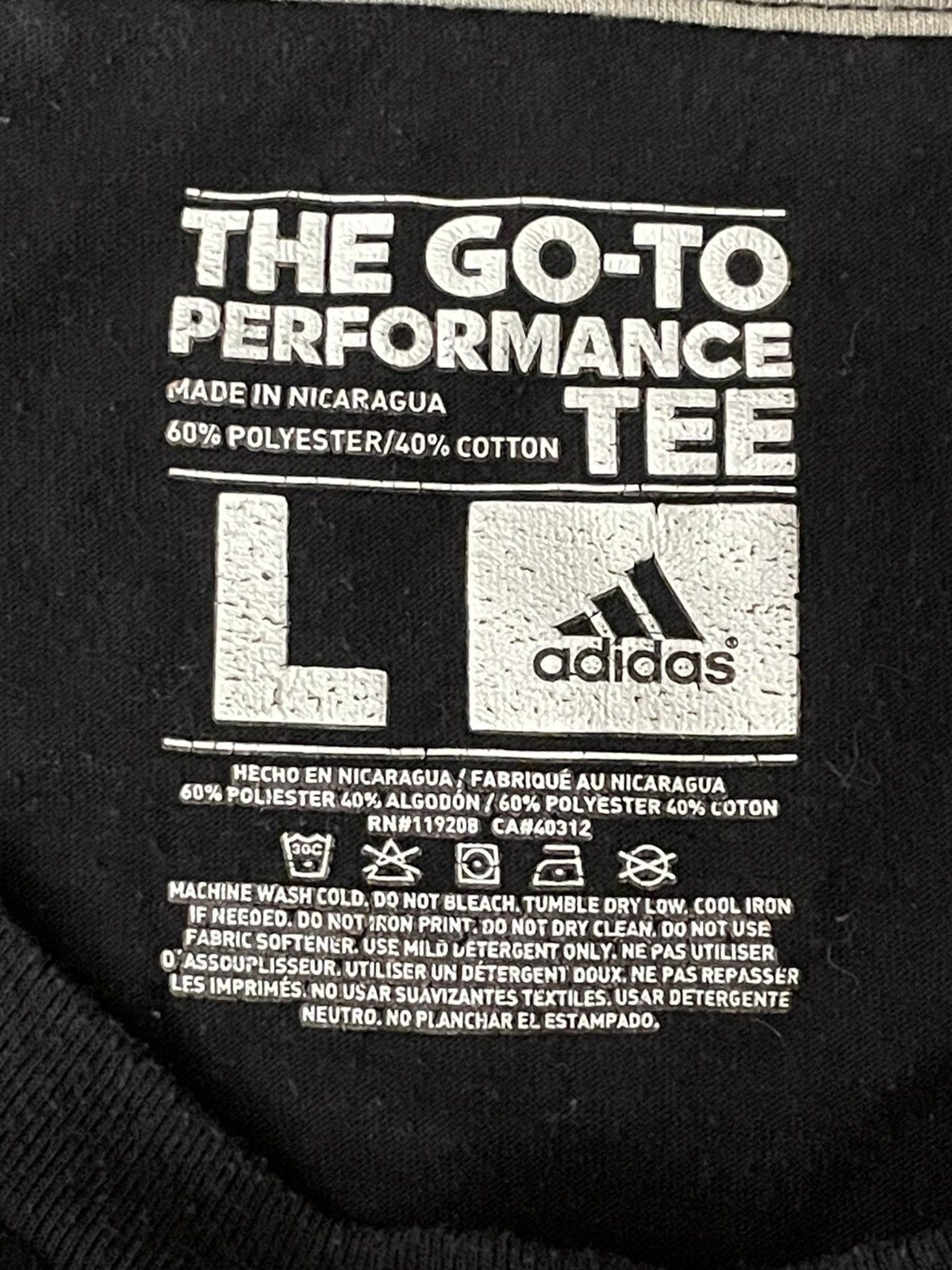 Adidas Adidas Adizero Climalite Performance Black Short Sleeve Tee Size US L / EU 52-54 / 3 - 5 Thumbnail