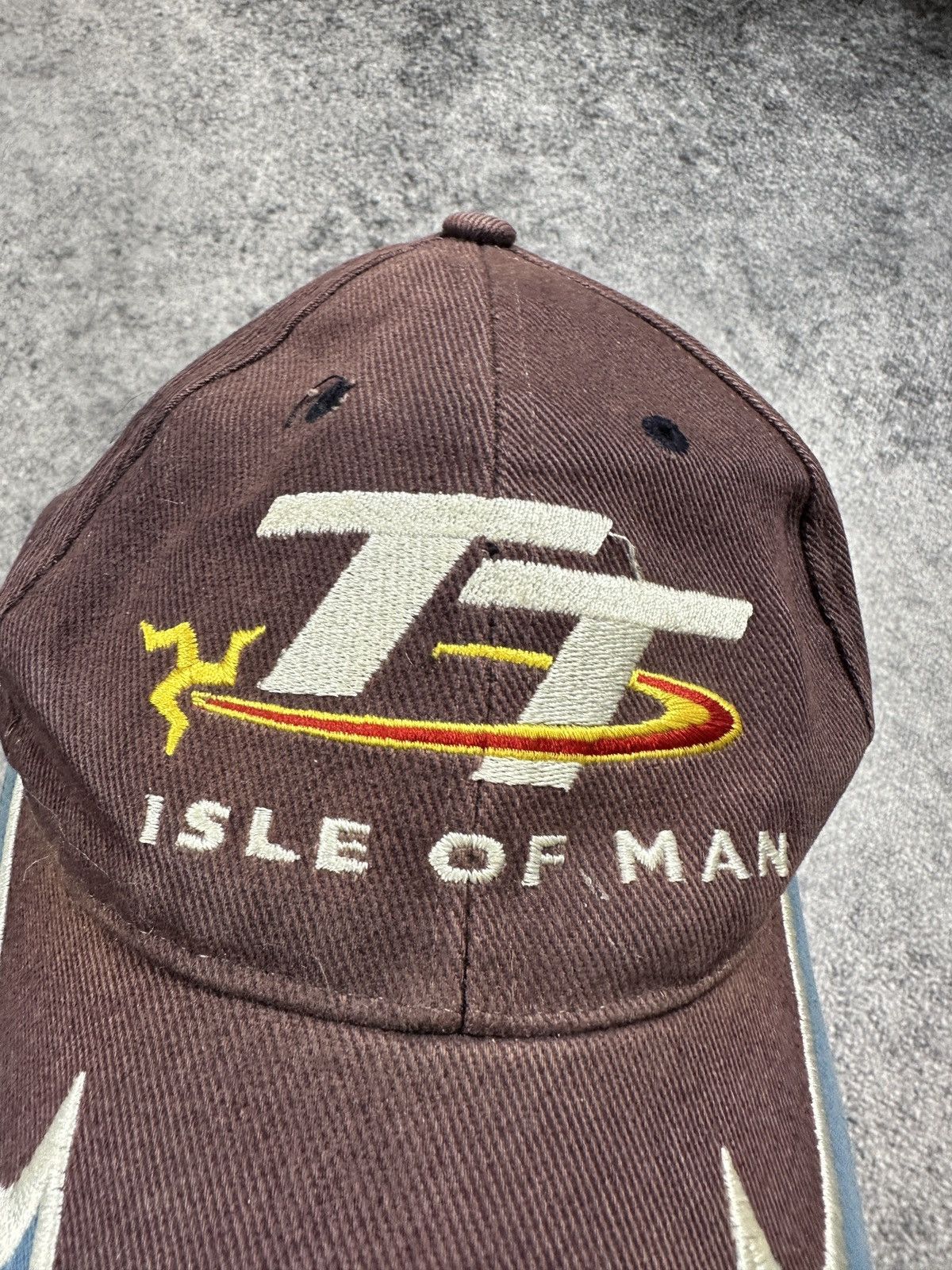 Vintage Vintage Isle Of Man TT Logo Cap Racing Streetwear Moto Rare Size ONE SIZE - 2 Thumbnail