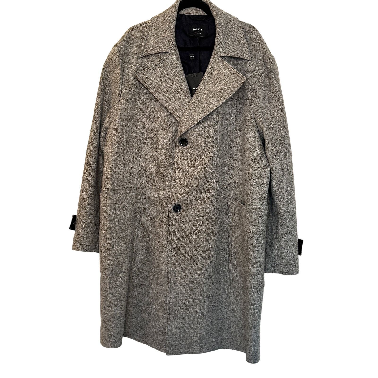 Ports 1961 Ports 1961 NWT Gray Wool Coat Size US L / EU 52-54 / 3 - 1 Thumbnail