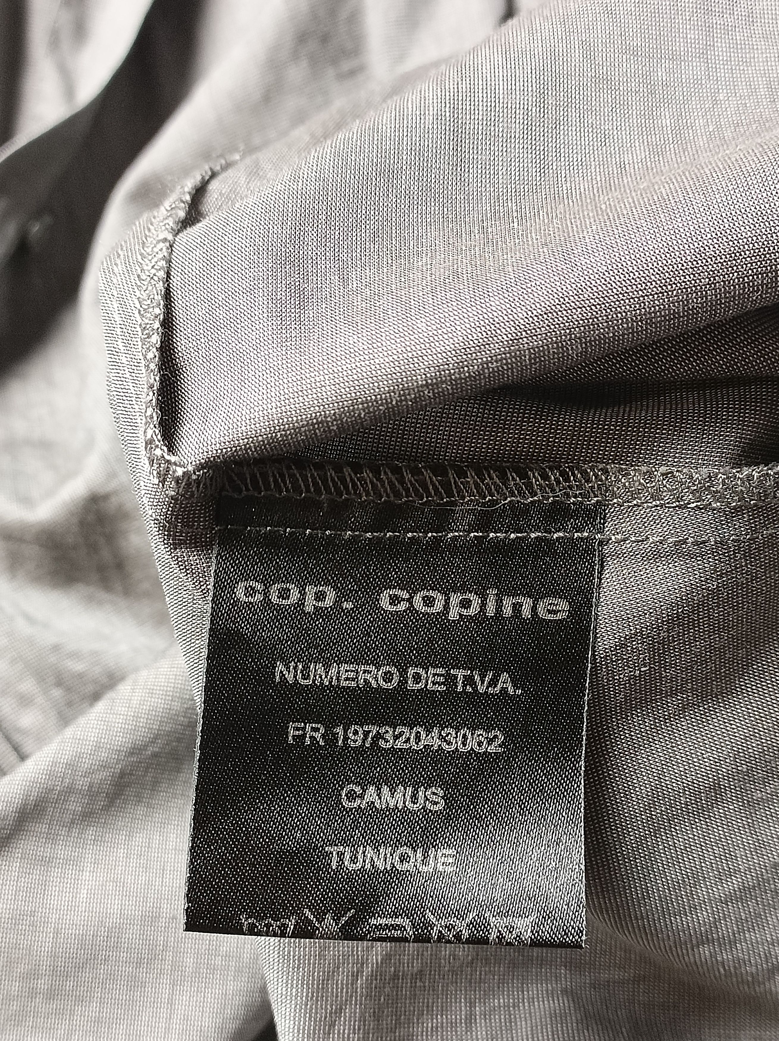 Cop Copine Cop Copine Cotton Grey Tunic Short Dress EU 36 Size XS / US 0-2 / IT 36-38 - 13 Thumbnail