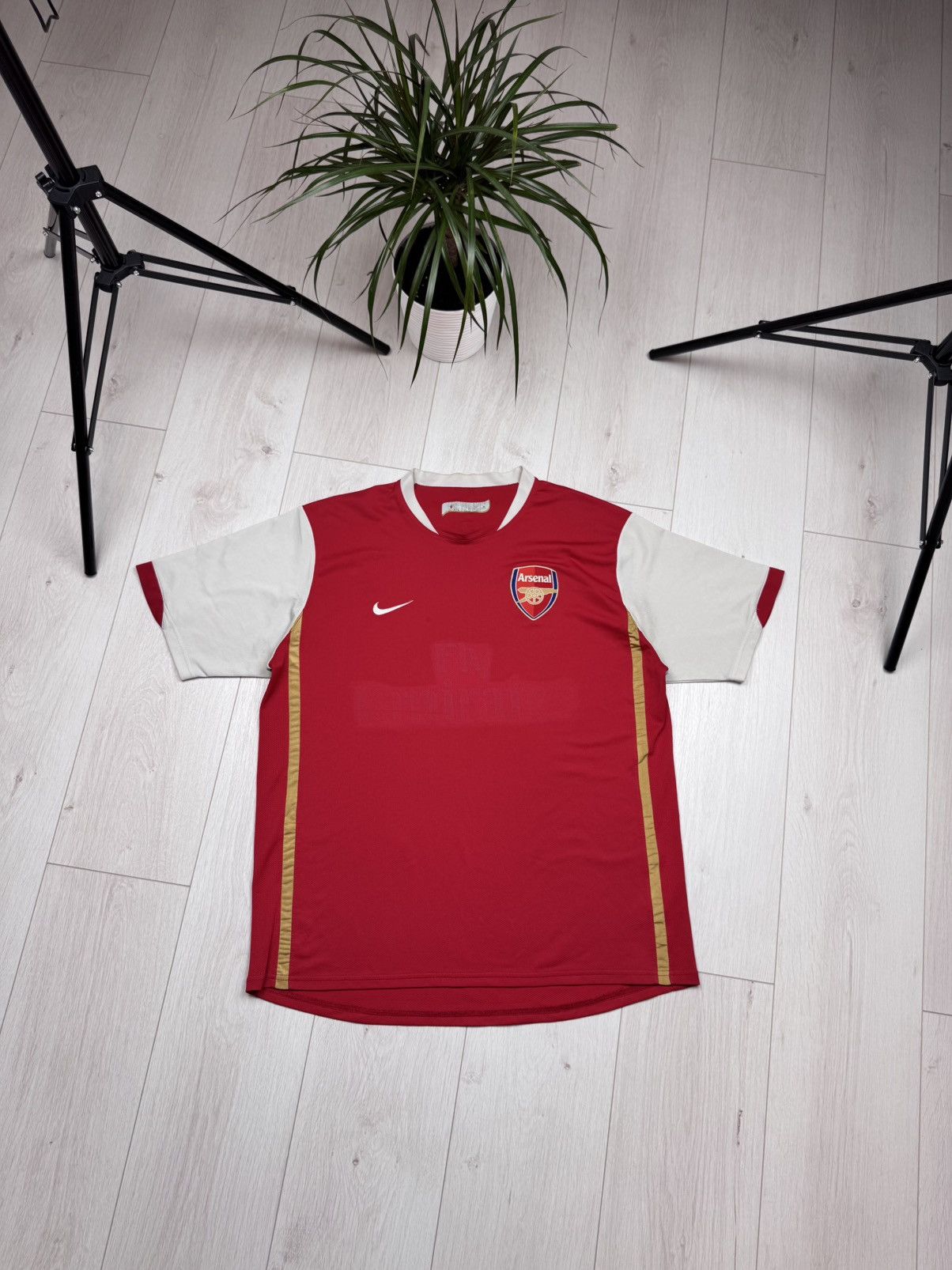 Nike × Vintage Vintage Nike Arsenal soccer jersey size L Size US L / EU 52-54 / 3 - 1 Thumbnail