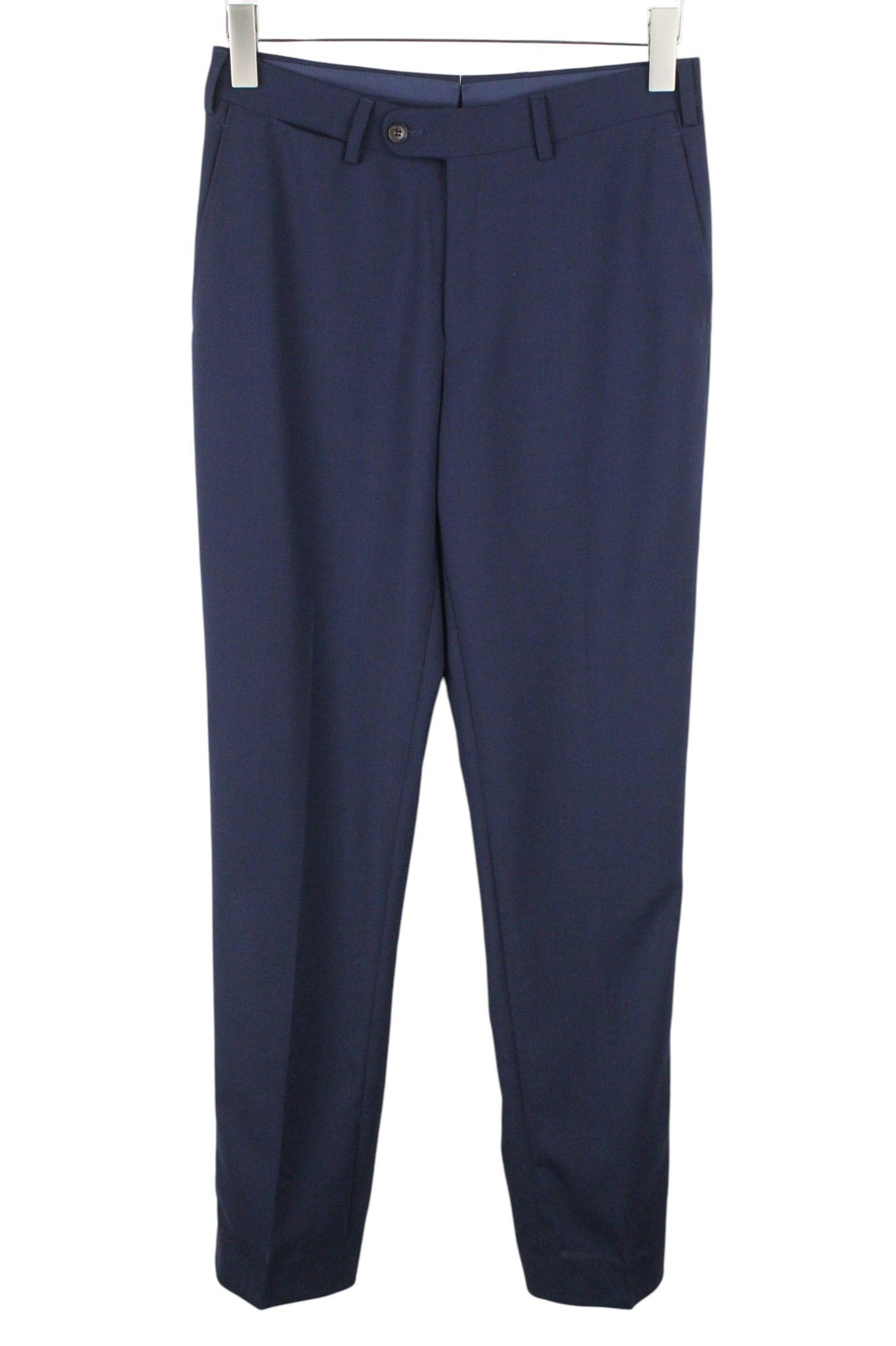 Other UK28R Blue Wool Pleated Trousers 61609 Size 28" / US 6 / IT 42 - 1 Thumbnail