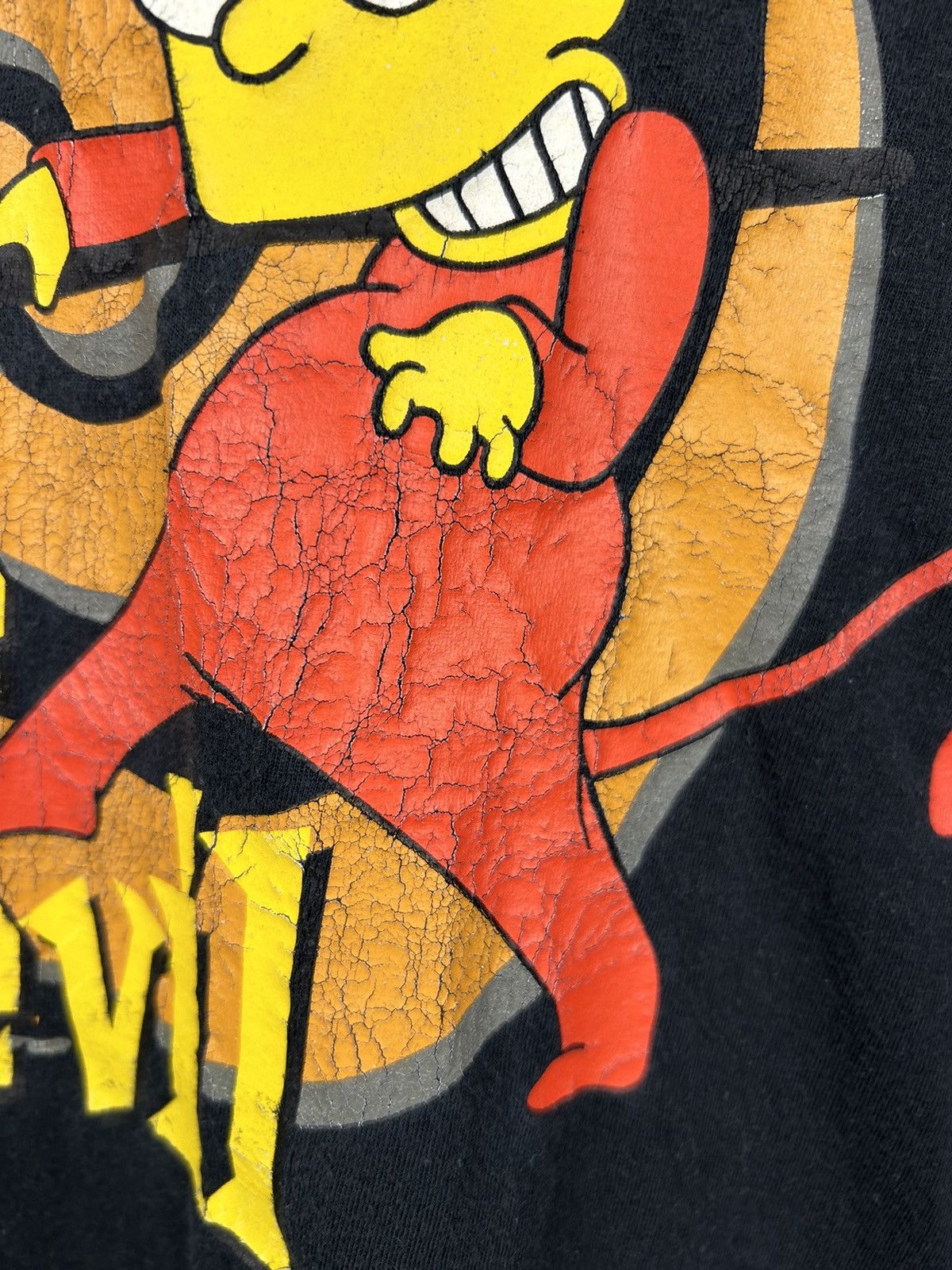 Vintage Vintage The Simpsons Bart The Devil Movie T shirt Size US L / EU 52-54 / 3 - 10 Thumbnail