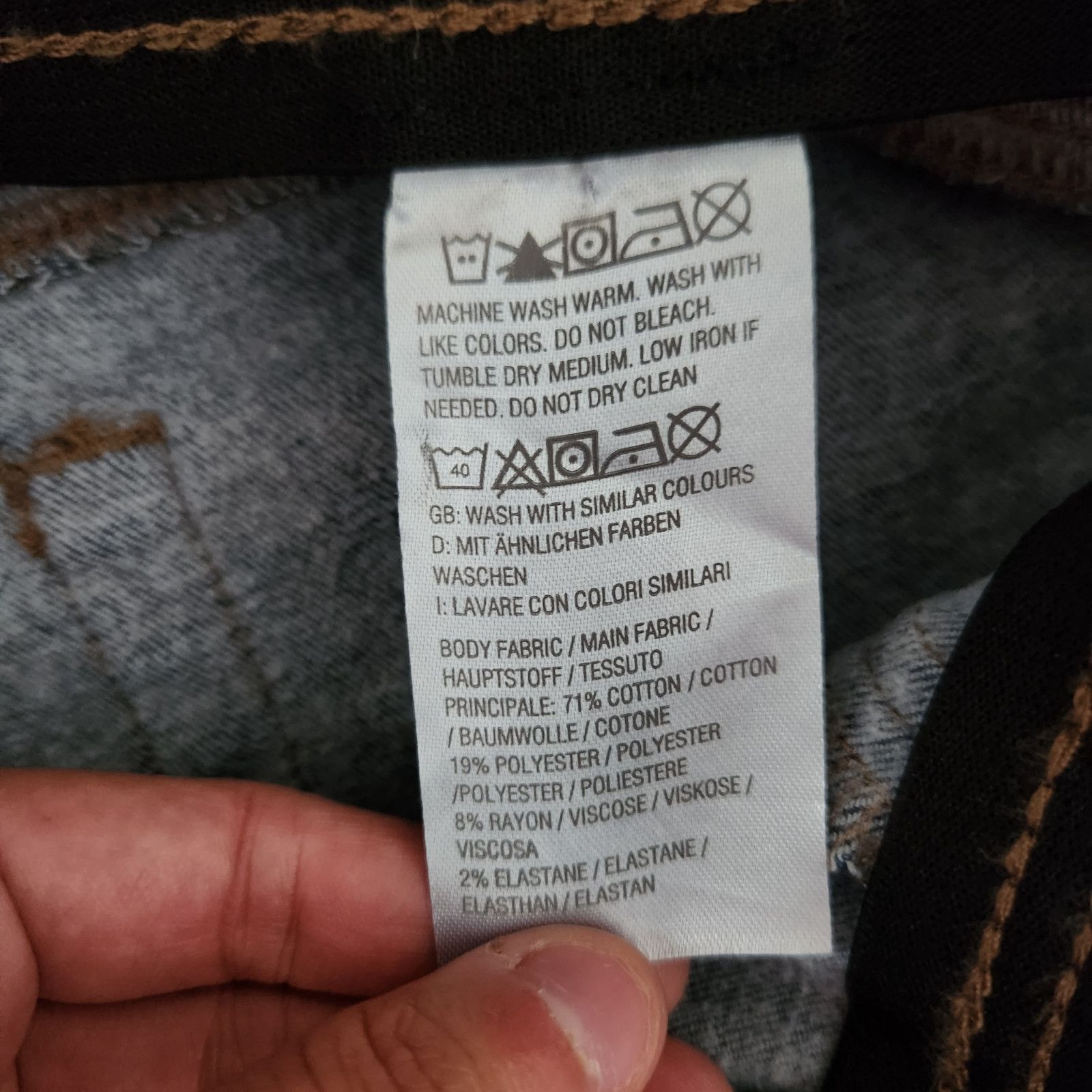 Denim & Co. Denim & Co. Cozy Touch Denim Roll-On Jeggings Indigo Size 6 Size 28" / US 6 / IT 42 - 13 Thumbnail