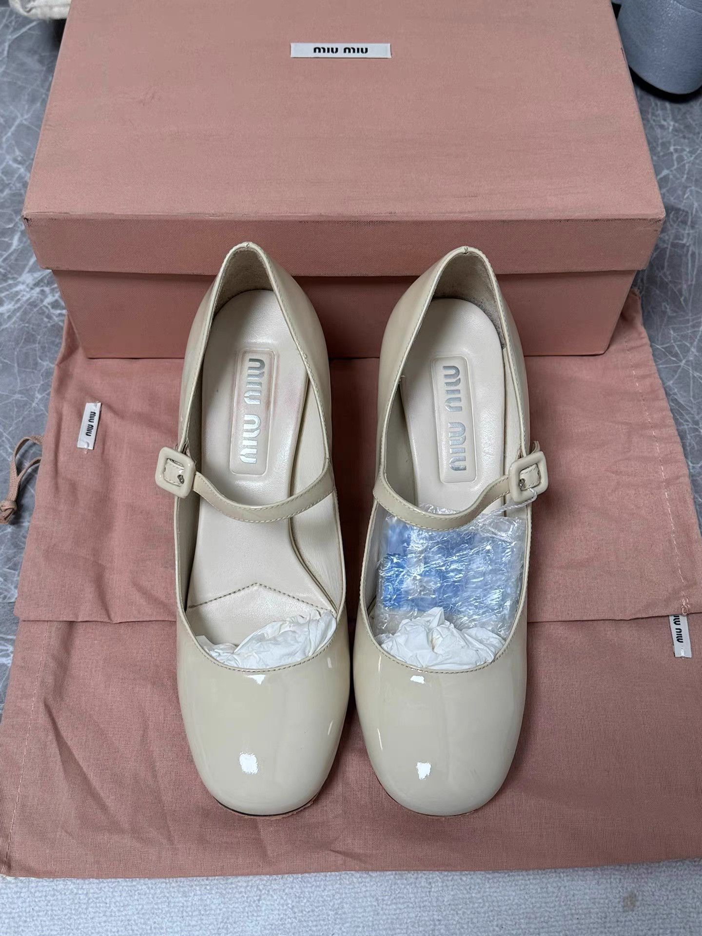 Miu Miu MiuMiu Mary Jane Heels K6 Size US 8.5 / IT 38.5 - 3 Thumbnail