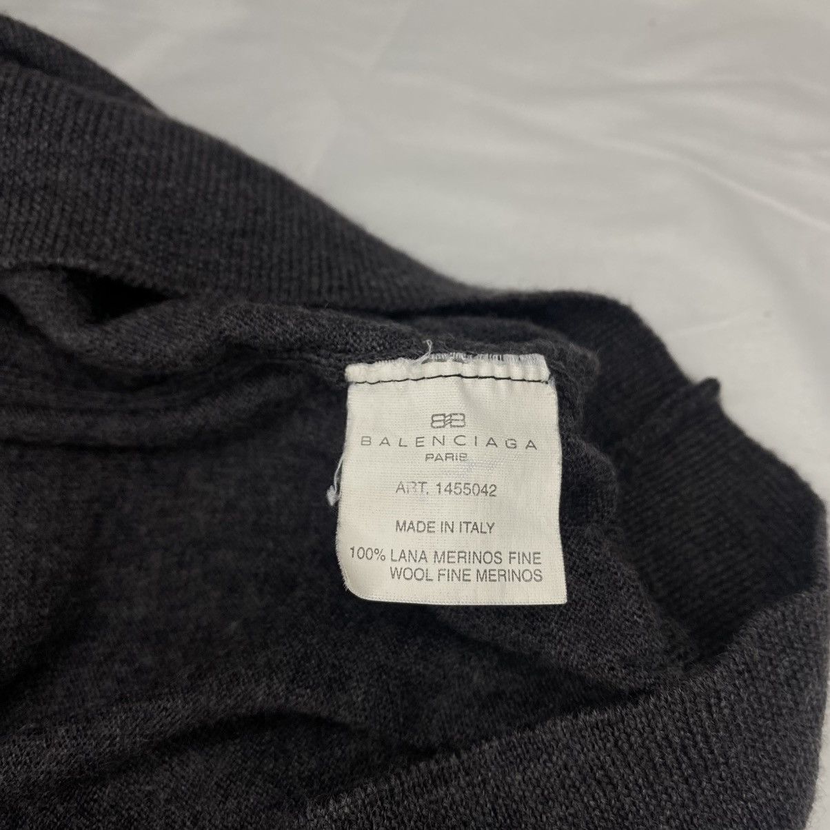 Balenciaga Balenciaga Wool Sweater Size L / US 10 / IT 46 - 7 Thumbnail