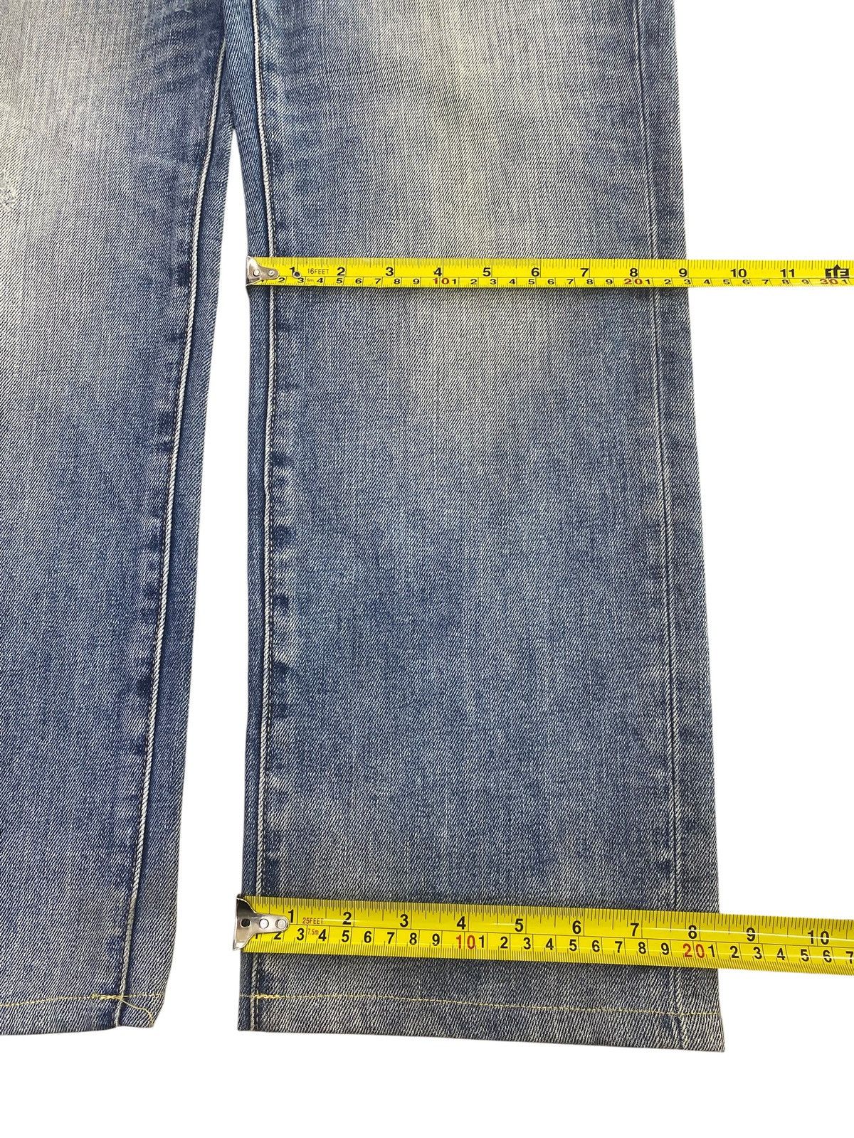 Uniqlo Uniqlo Blue Acid Wash Faded Style Loose Jeans Size US 34 / EU 50 - 8 Thumbnail