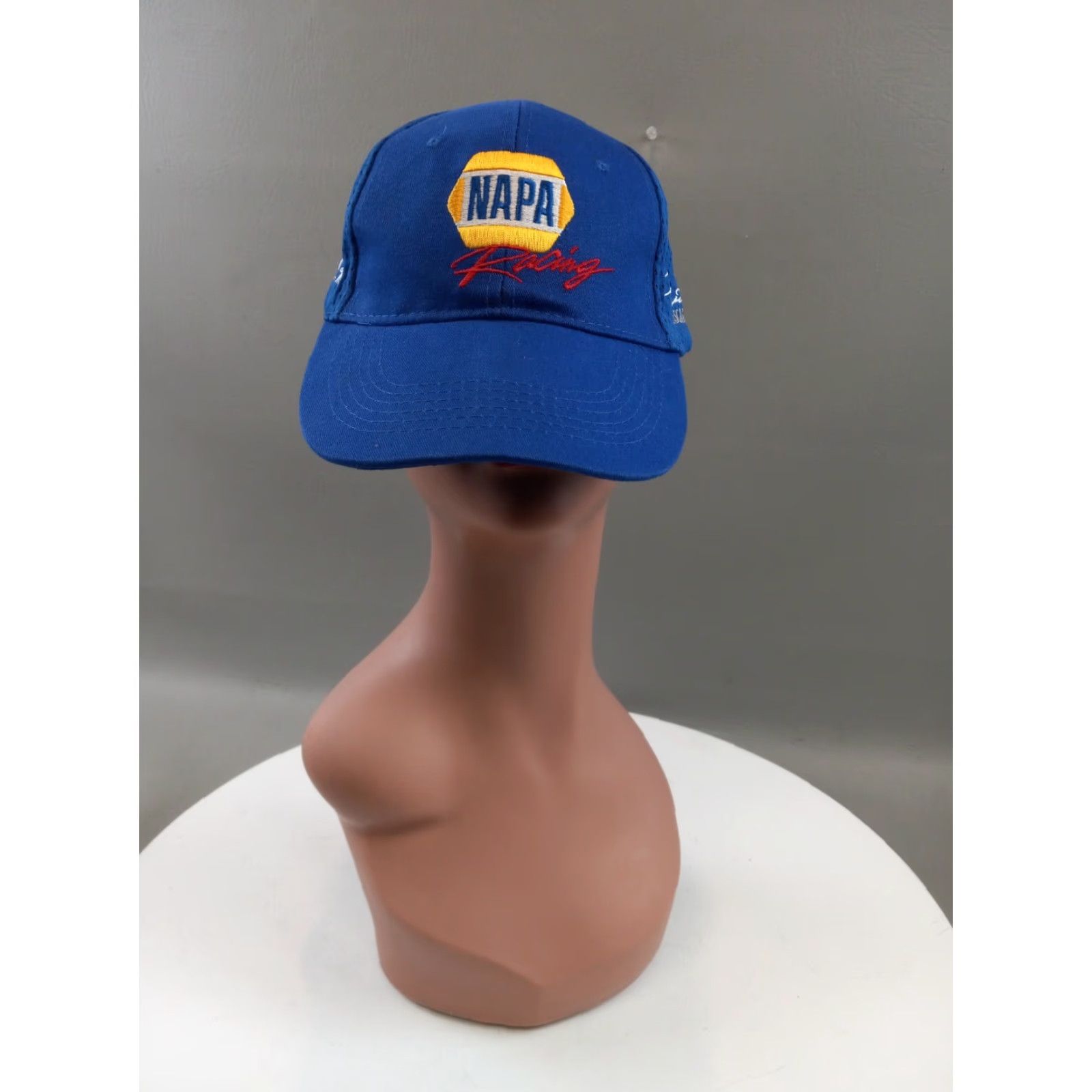 Vintage NAPA Racing Baseball Cap Men's Blue Hook & Loop Adjustable Strap Ball Hat Size ONE SIZE - 2 Thumbnail