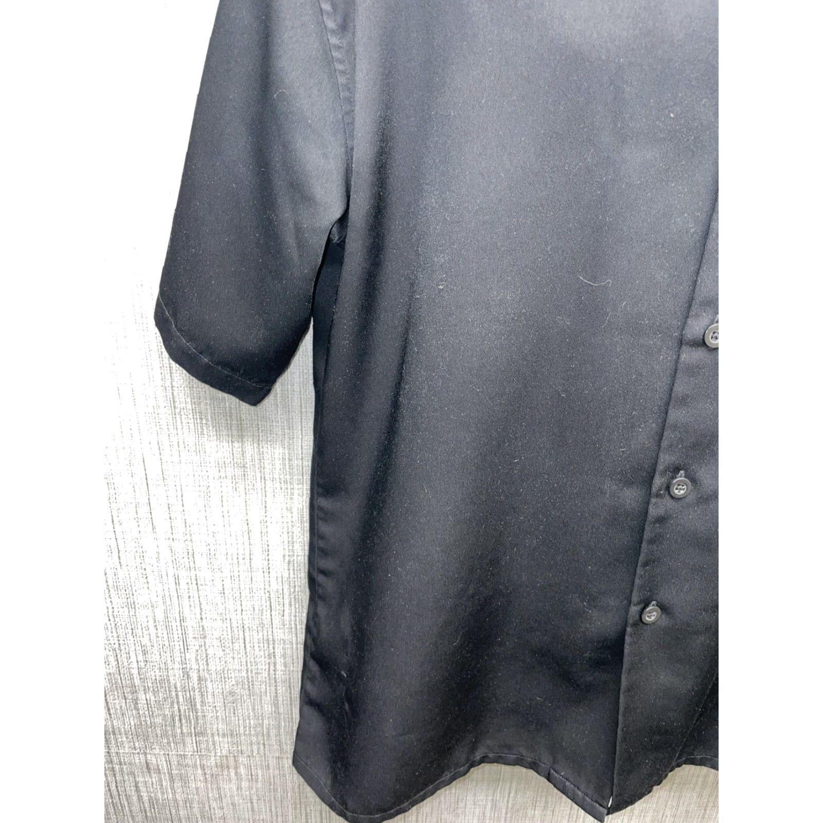 Vintage DragonFly Button-Down Shirt Mens M Black 100% Polyester Short Sleeve Shirt Size US M / EU 48-50 / 2 - 5 Thumbnail