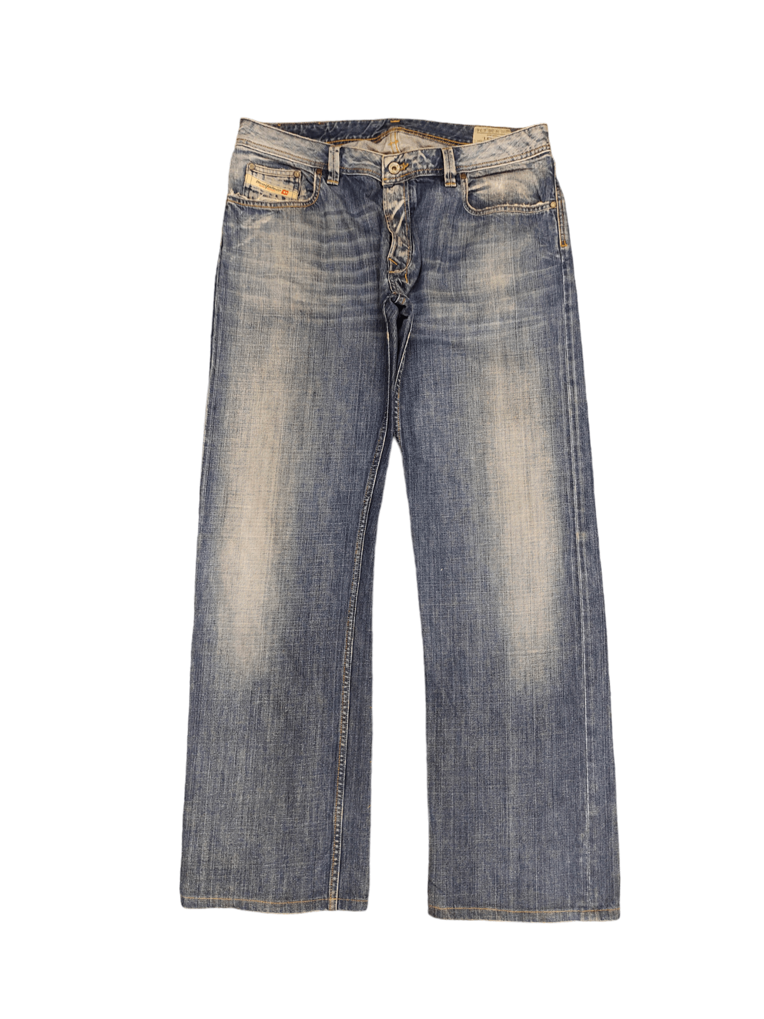 Diesel Baggy Jeans Diesel "Levan" D Logo Wide Leg Denim Y2k Jnco Size US 36 / EU 52 - 7 Thumbnail