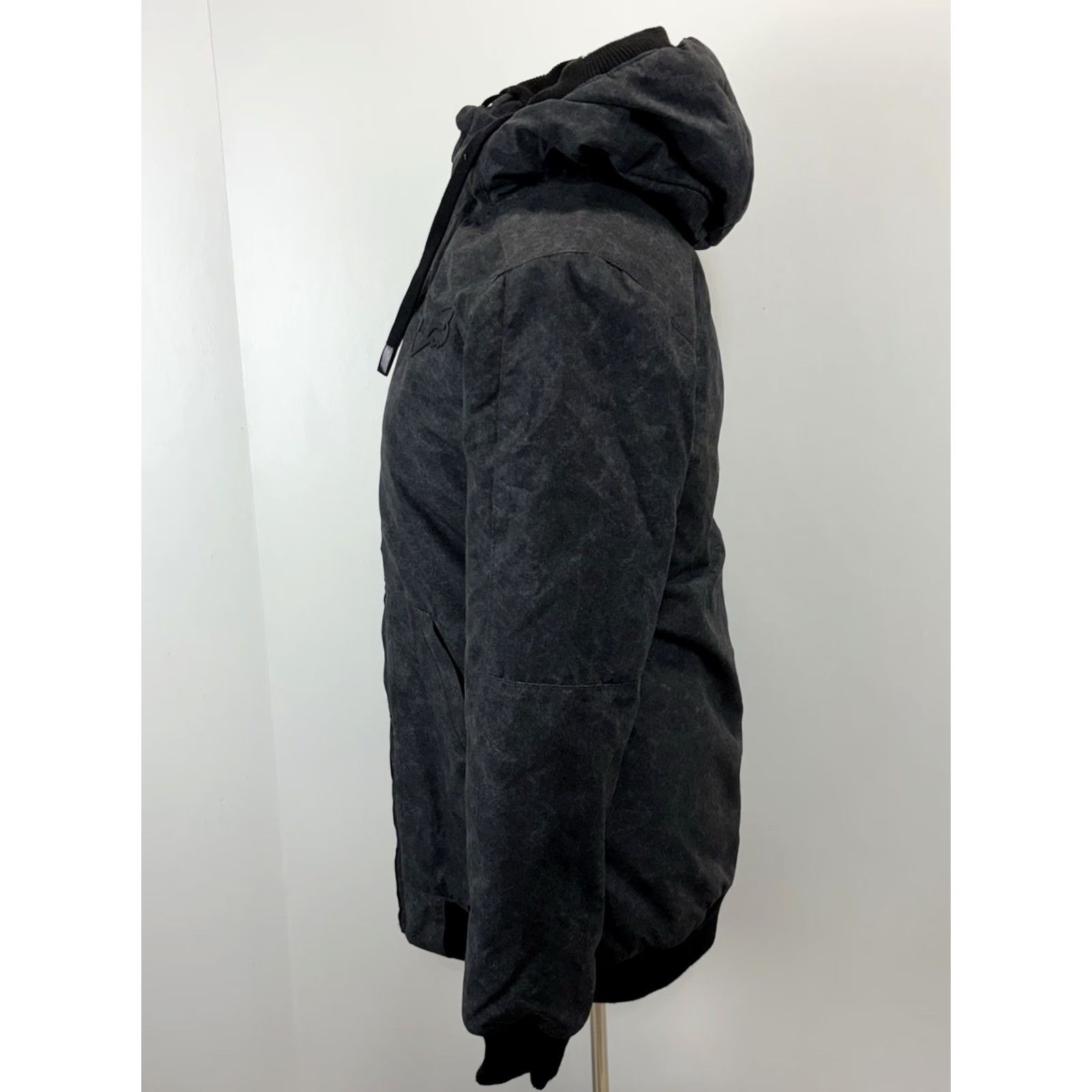 Vintage VINTAGE? No. Fox Metrics Jacket Women M Gray Hood Ski Snowboard Casual Zip Mid-Length Polyester Size M / US 6-8 / IT 42-44 - 2 Thumbnail