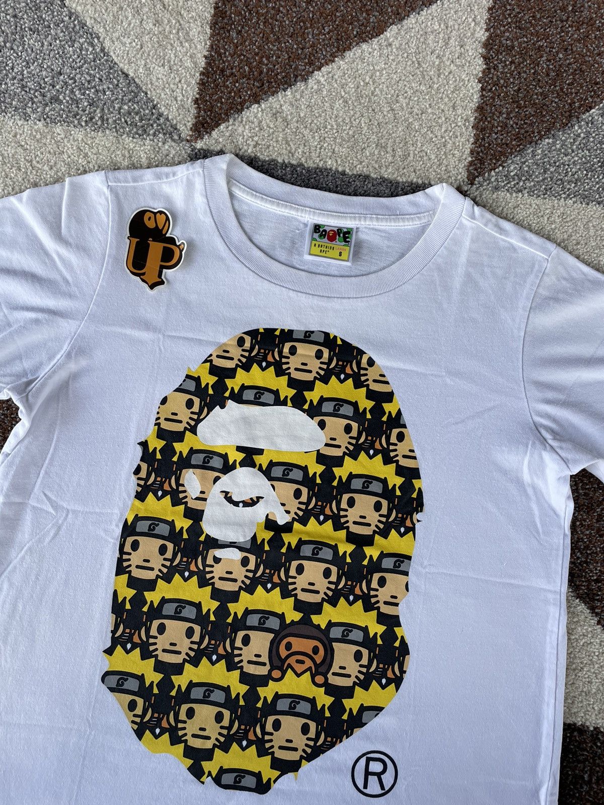 Bape Bape x Naruto Ape Head Tee Size S / US 4 / IT 40 - 2 Thumbnail
