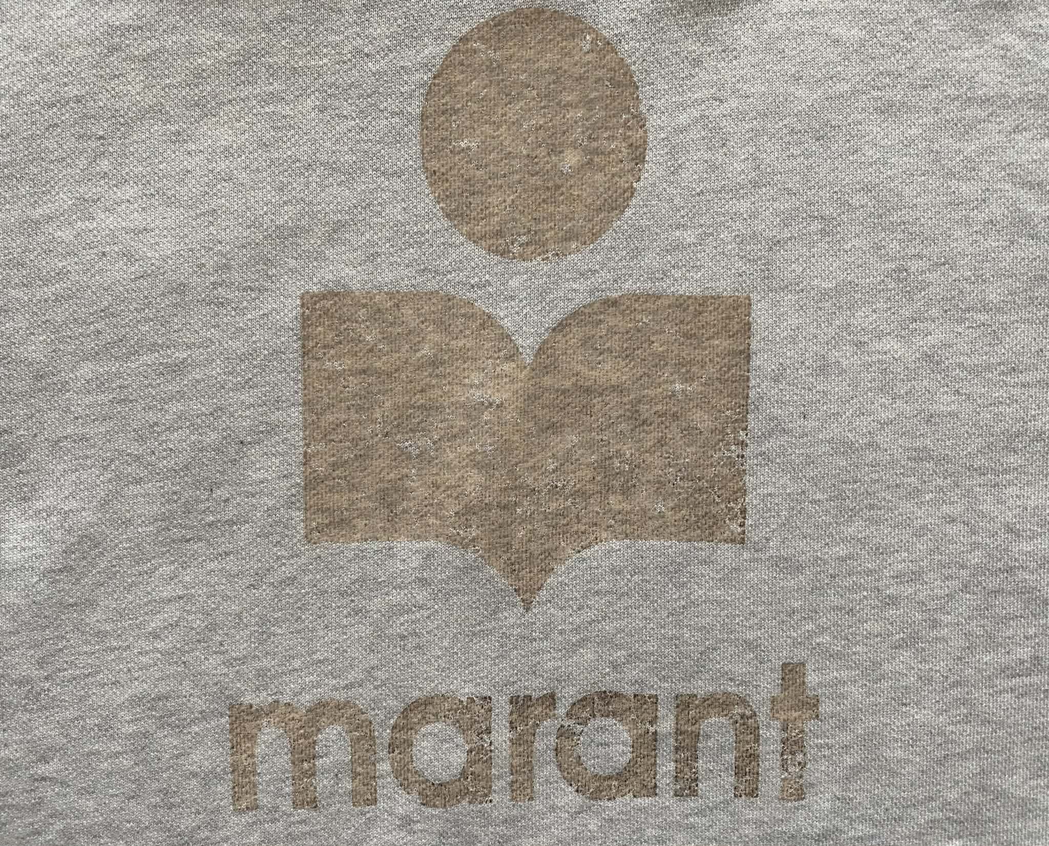 Isabel Marant Etoile Isabel Marant Etoile Flocked Logo Basic Mansel Hoodie Size XS / US 0-2 / IT 36-38 - 3 Thumbnail