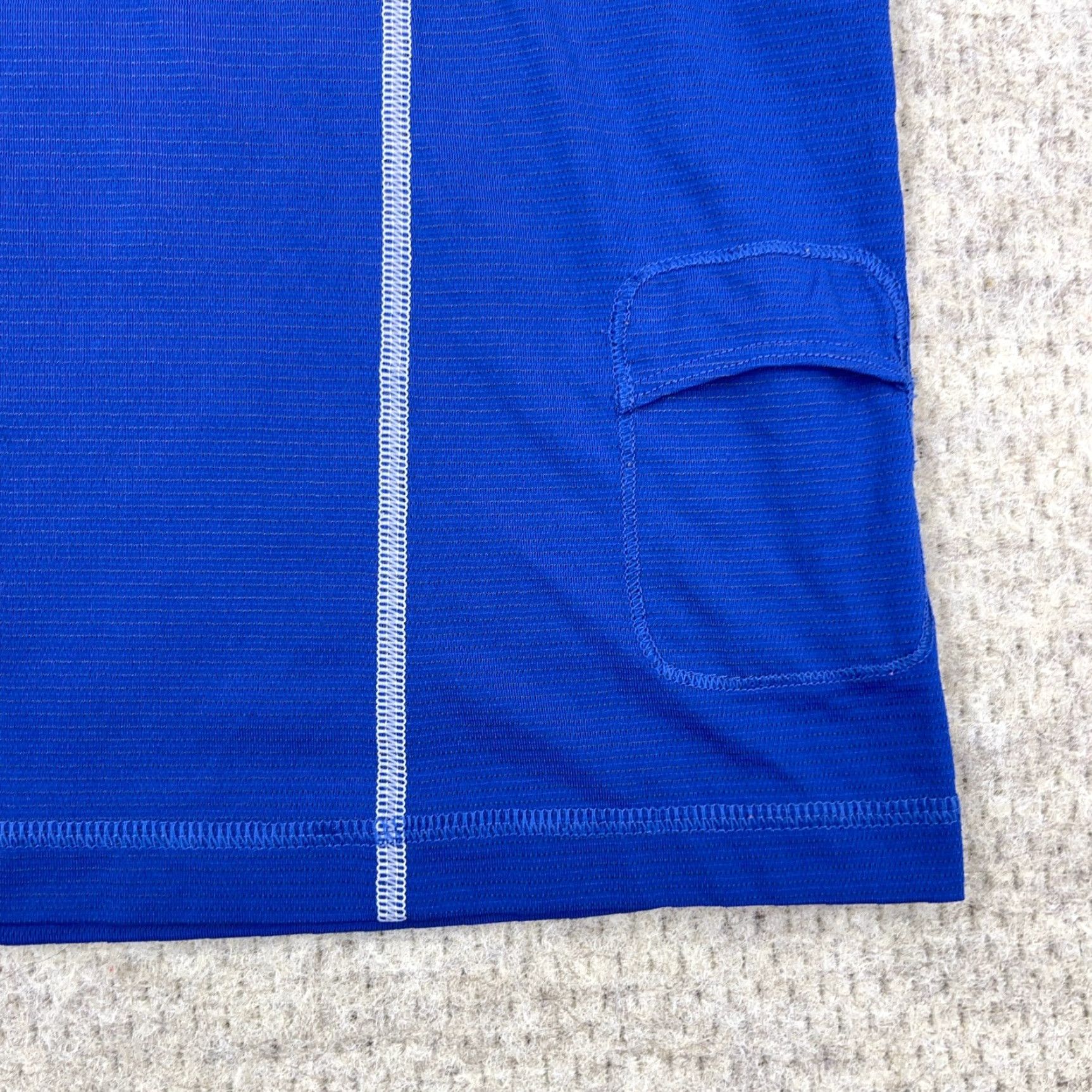 Lululemon Lululemon Shirt Men Large Royal Blue Tee V Neck Performance Run Training Gym | T-Shirt | Mens | L | Blue | 90s? Size US L / EU 52-54 / 3 - 6 Thumbnail