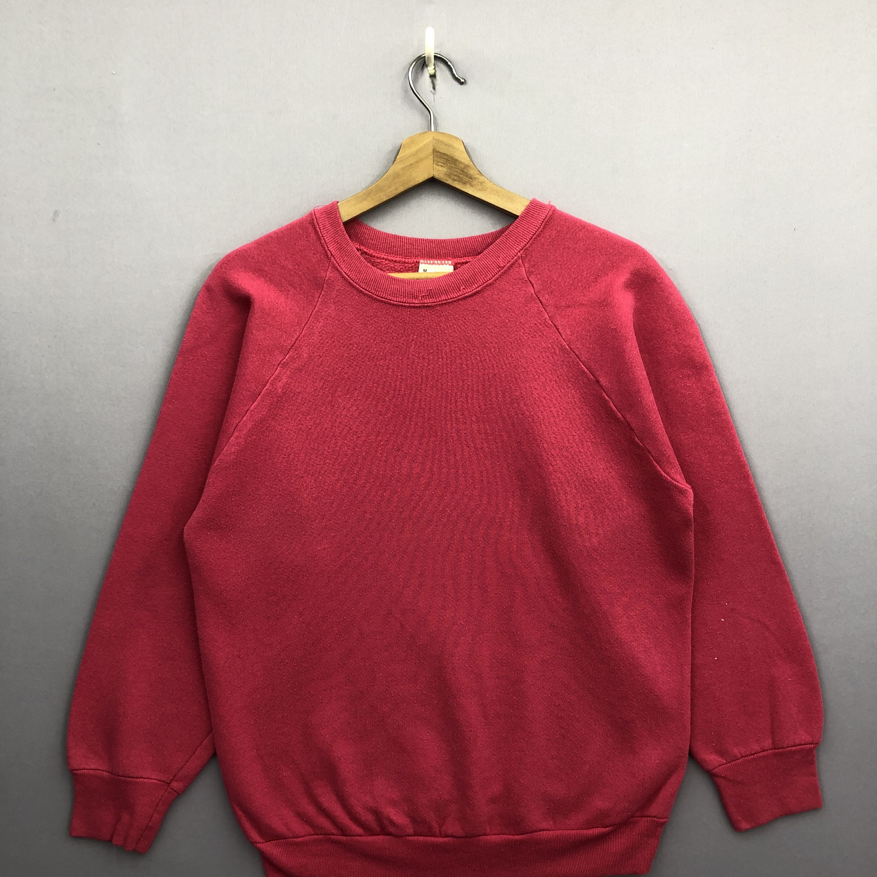 Fruit Of The Loom × Vintage Vintage 90s Plain Fruit of the Loom Sweater Sweatshirt Size US M / EU 48-50 / 2 - 4 Thumbnail