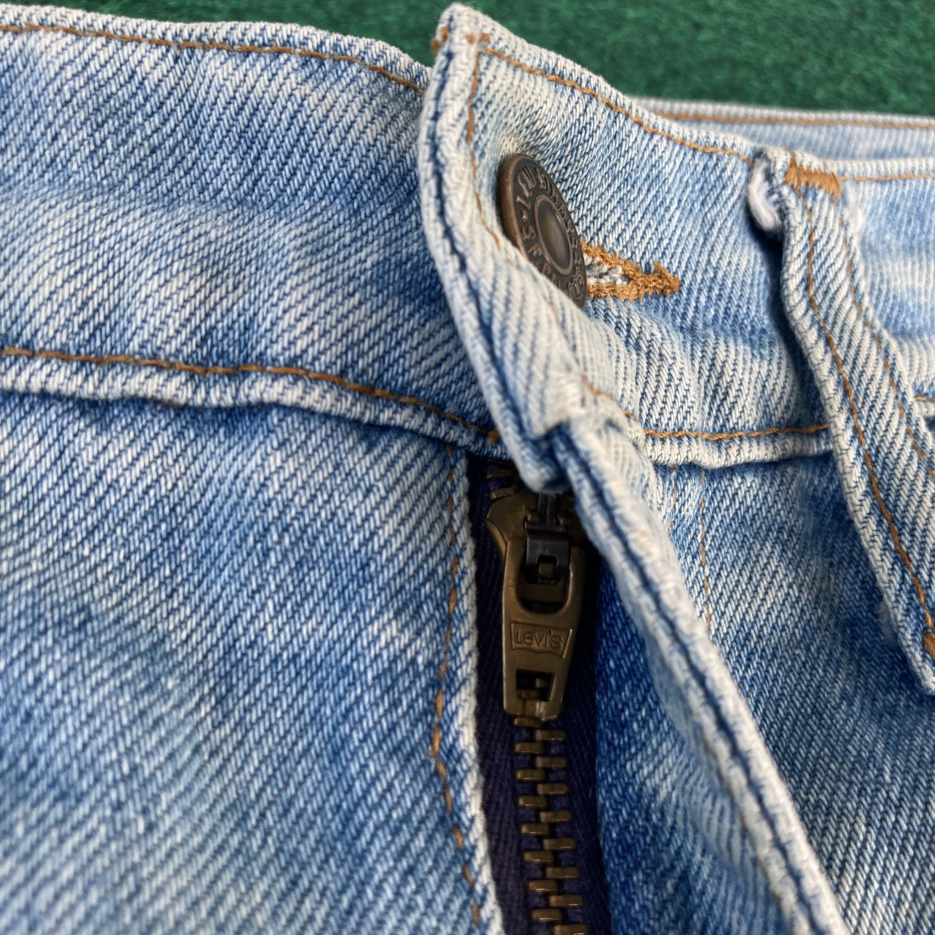 Levi's × Vintage Vtg Levis 505 Denim Ripped 90s Punk Jeans Size US 30 / EU 46 - 4 Thumbnail