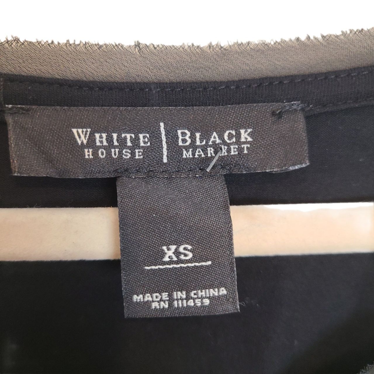 White House Black Market White House Black Market Blouse Women XS Beaded Black Scoop Size XS / US 0-2 / IT 36-38 - 6 Thumbnail