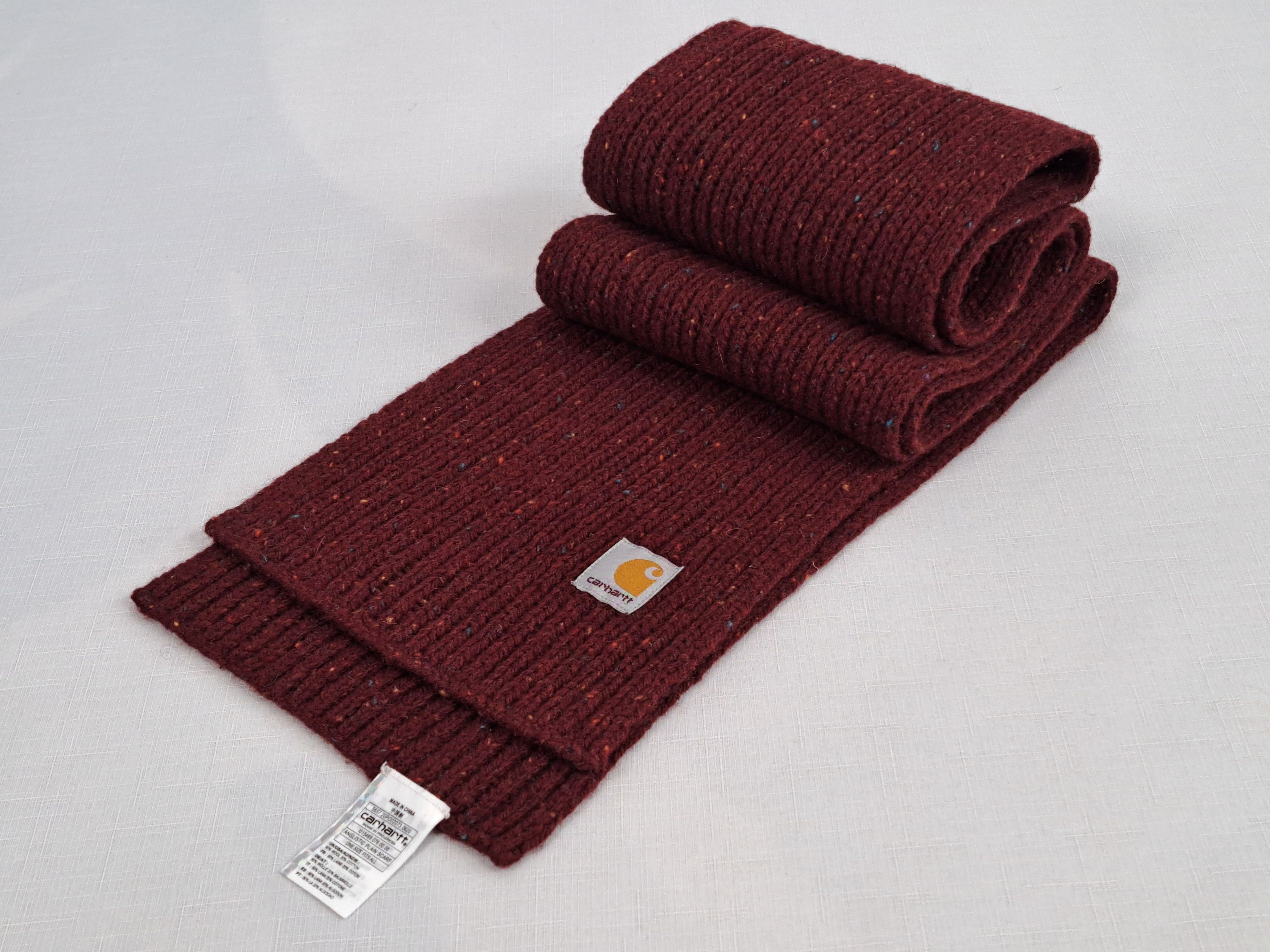Carhartt Carhartt WIP Anglistic Plain wool blend scarf. Size ONE SIZE - 4 Thumbnail